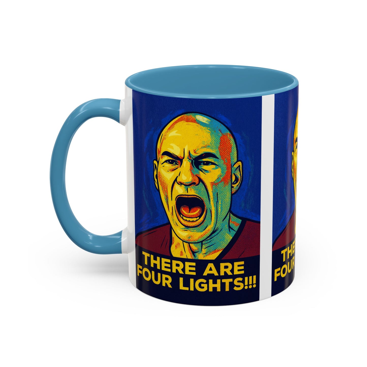Star Trek Captain Picard Four Lights Mug