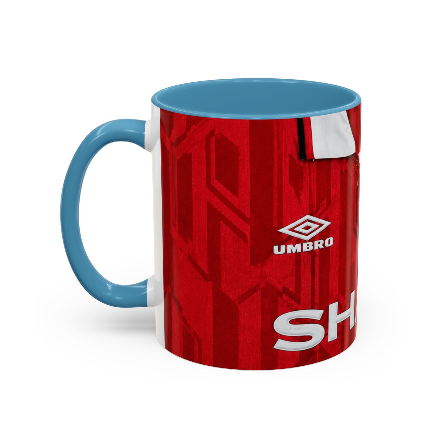 Manchester United 1992 - 94 Shirt Accent Coffee Mug (11, 15oz)