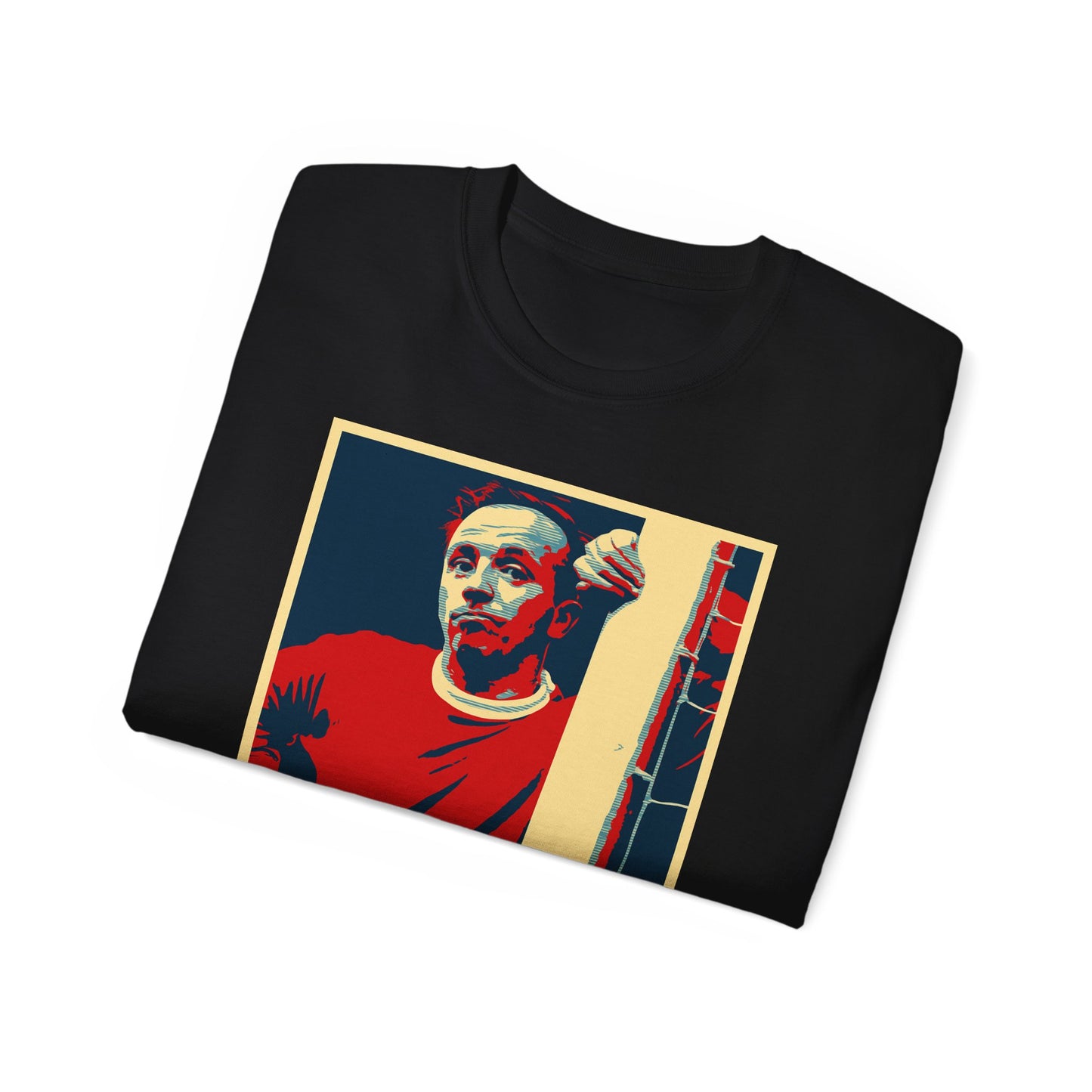 Nobby Stiles Hope Poster T-Shirt - Manchester United