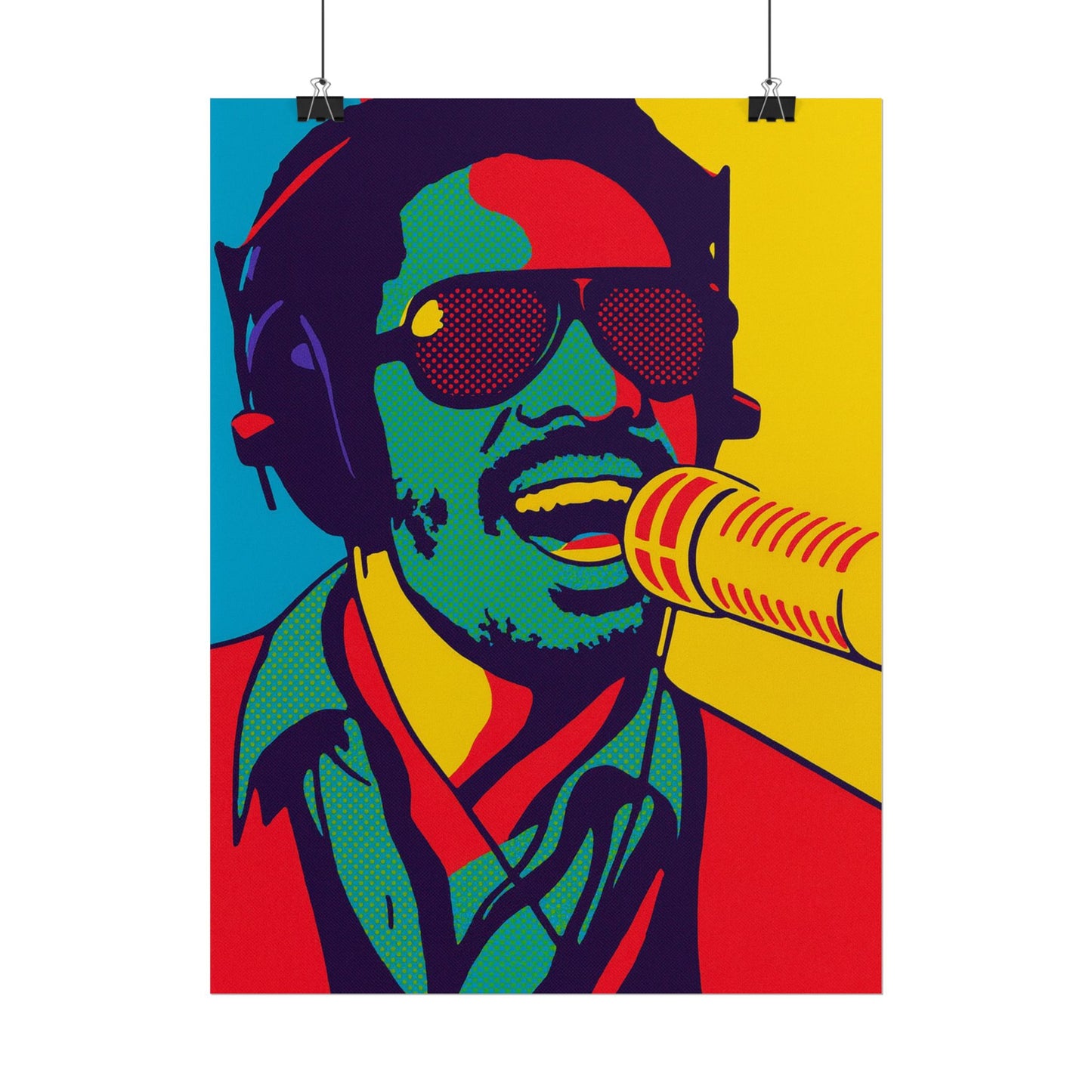 Stevie Wonder Pop Art Poster
