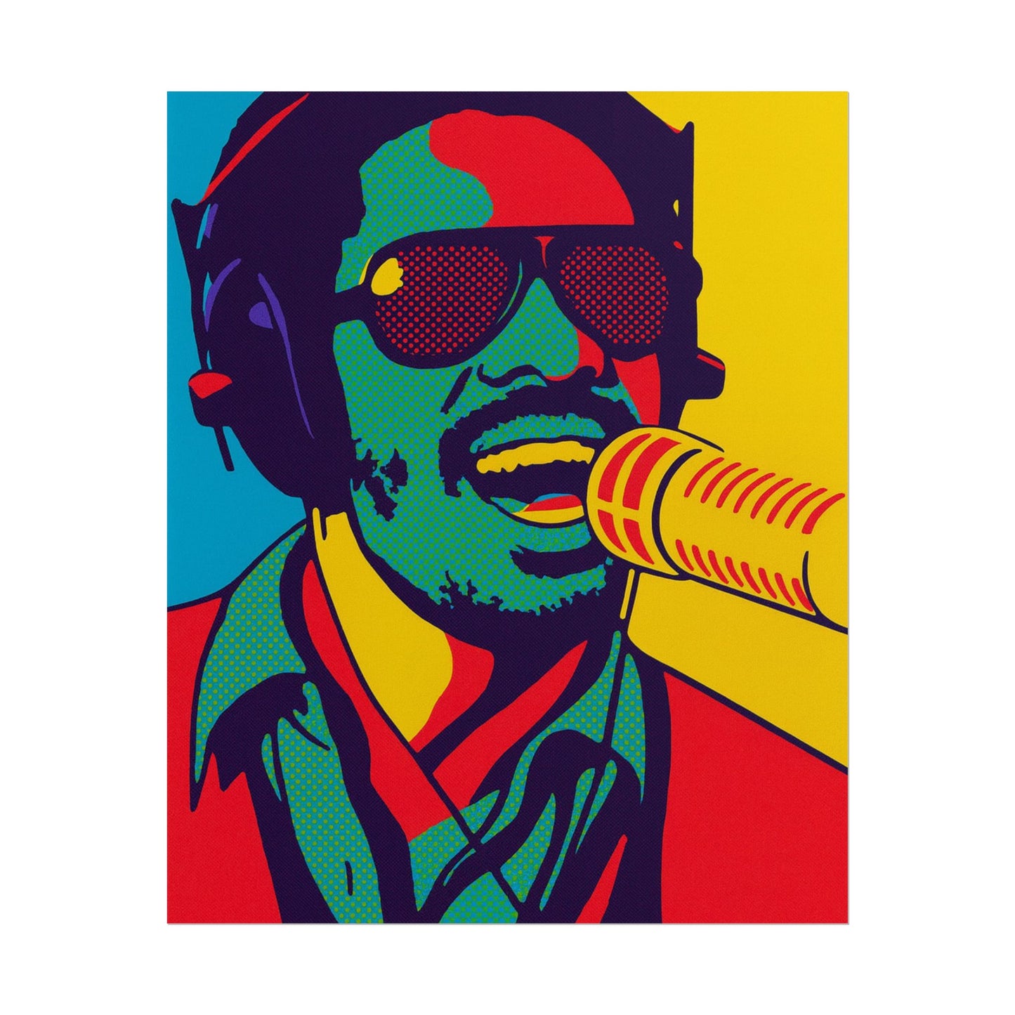 Stevie Wonder Pop Art Poster