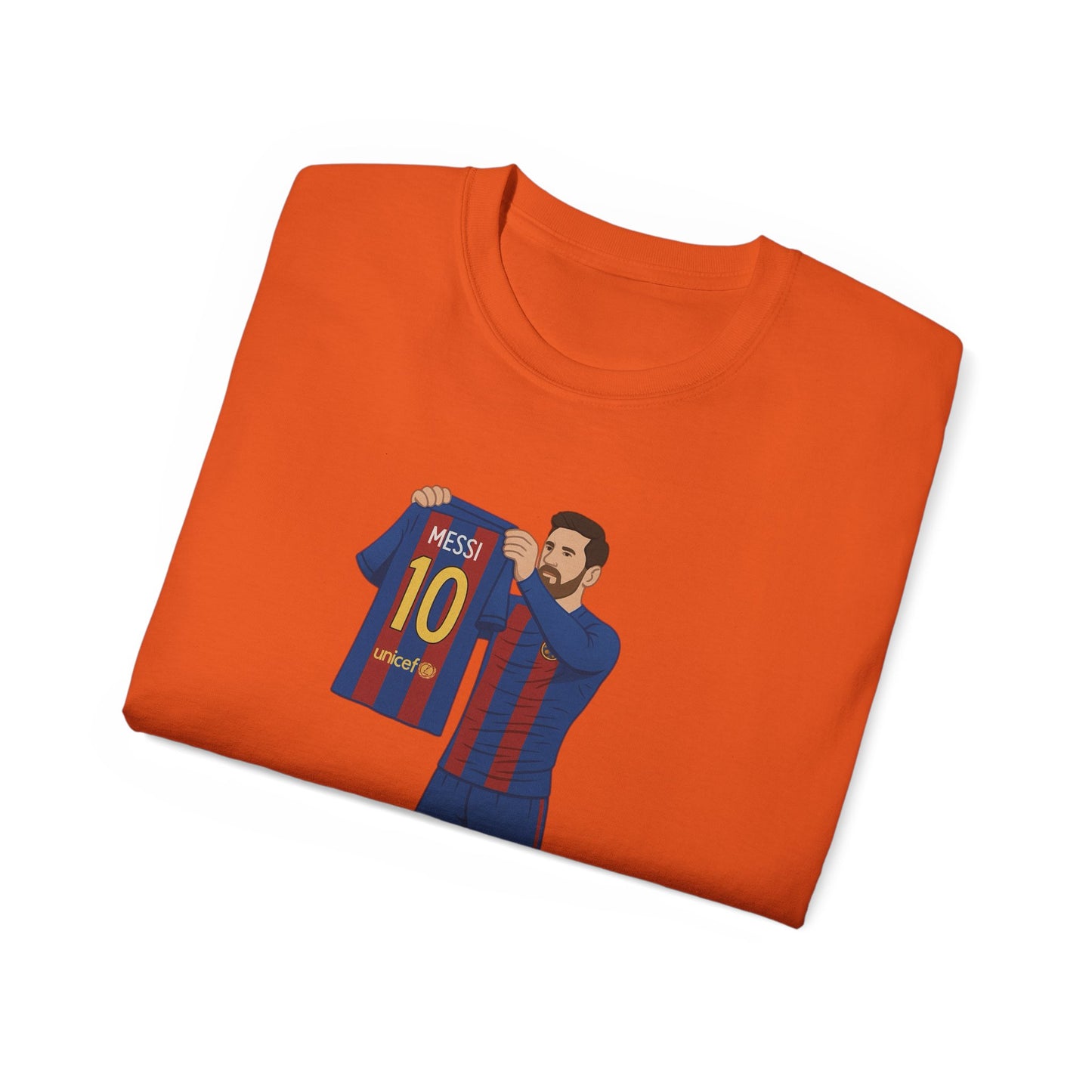 Lionel Messi Cartoon Subbuteo T-Shirt - Barcelona