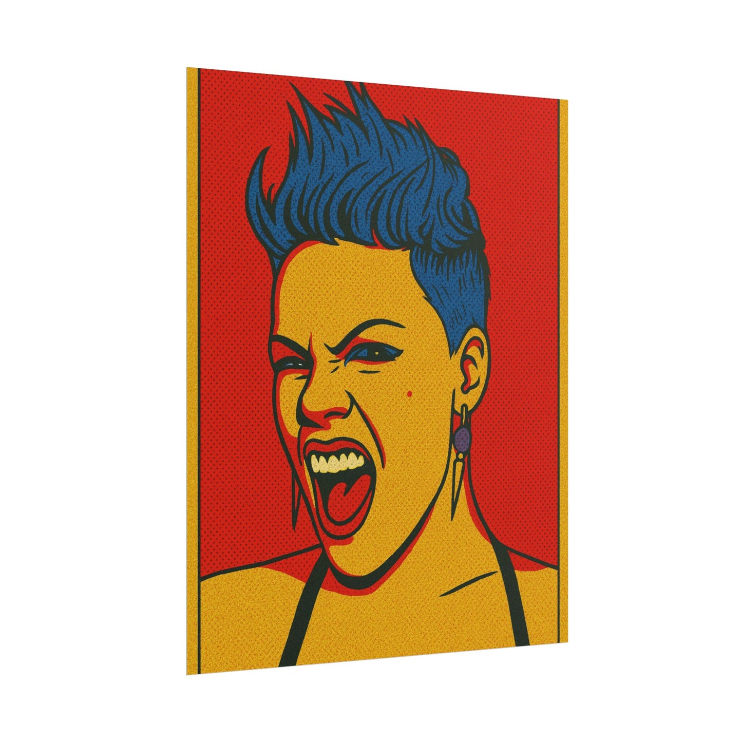 Pink Pop Art Poster