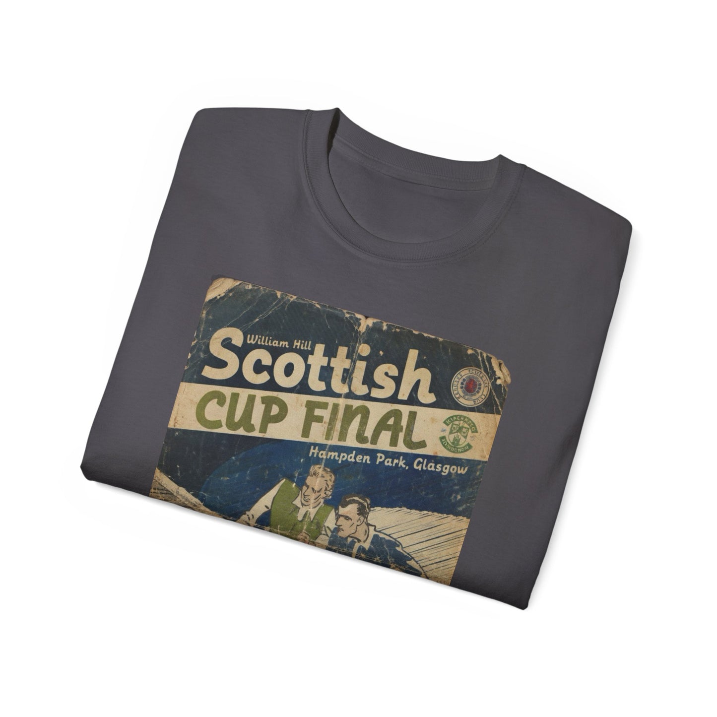 2016 Scottish Challenge Cup Final Hibernian Rangers Programme Poster Unisex Ultra Cotton Tee