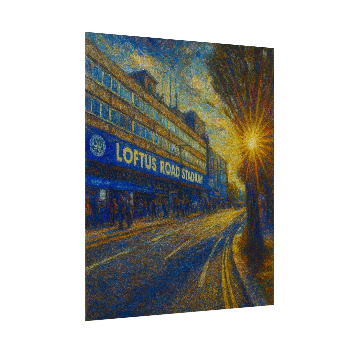 Queens Park Rangers Loftus Road Stadium Rolled Poster