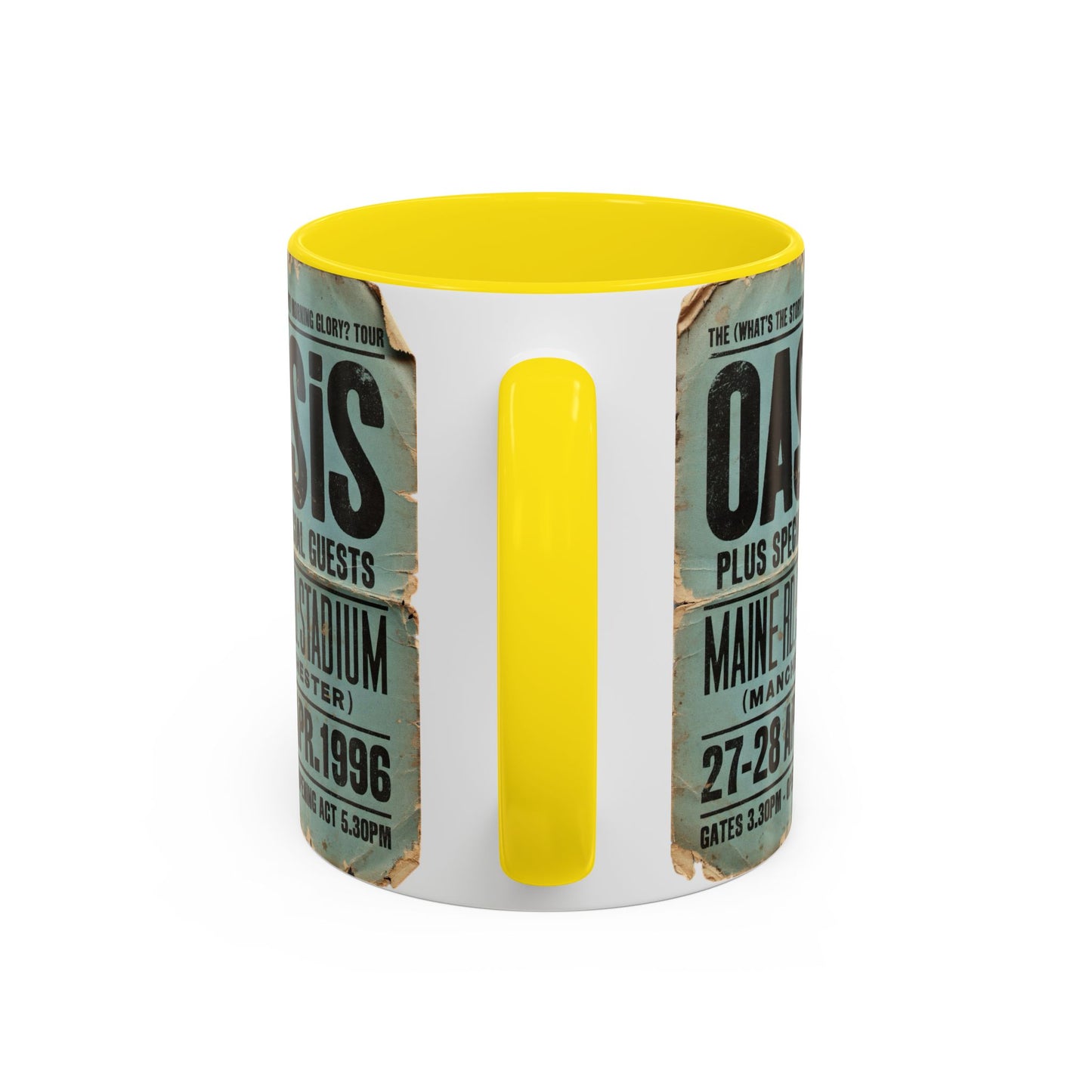 Oasis Maine Road 1996 Poster Coffee Mug (11, 15oz)