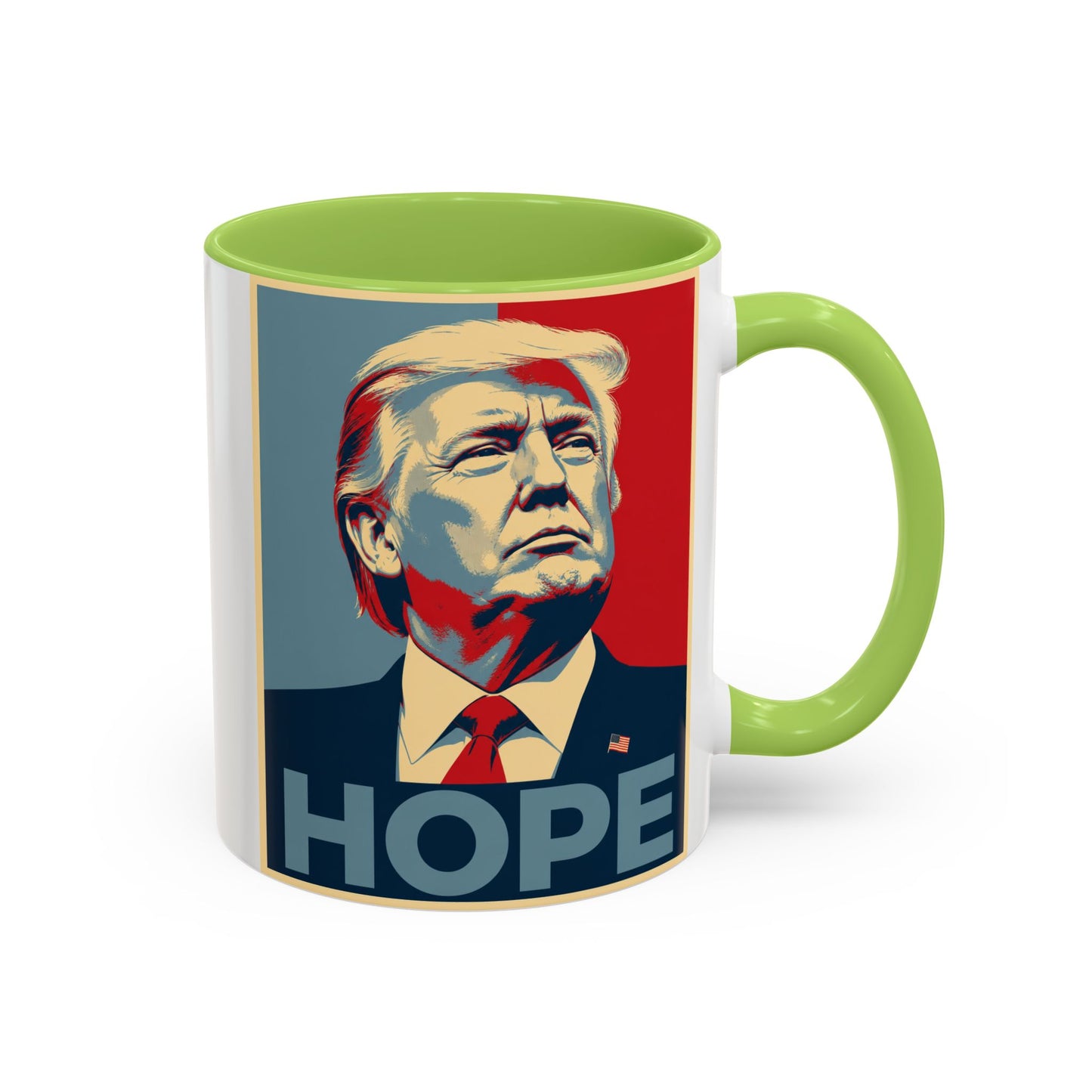 Donald Trump Hope Mug Accent Coffee Mug US Shipment (11, 15oz)