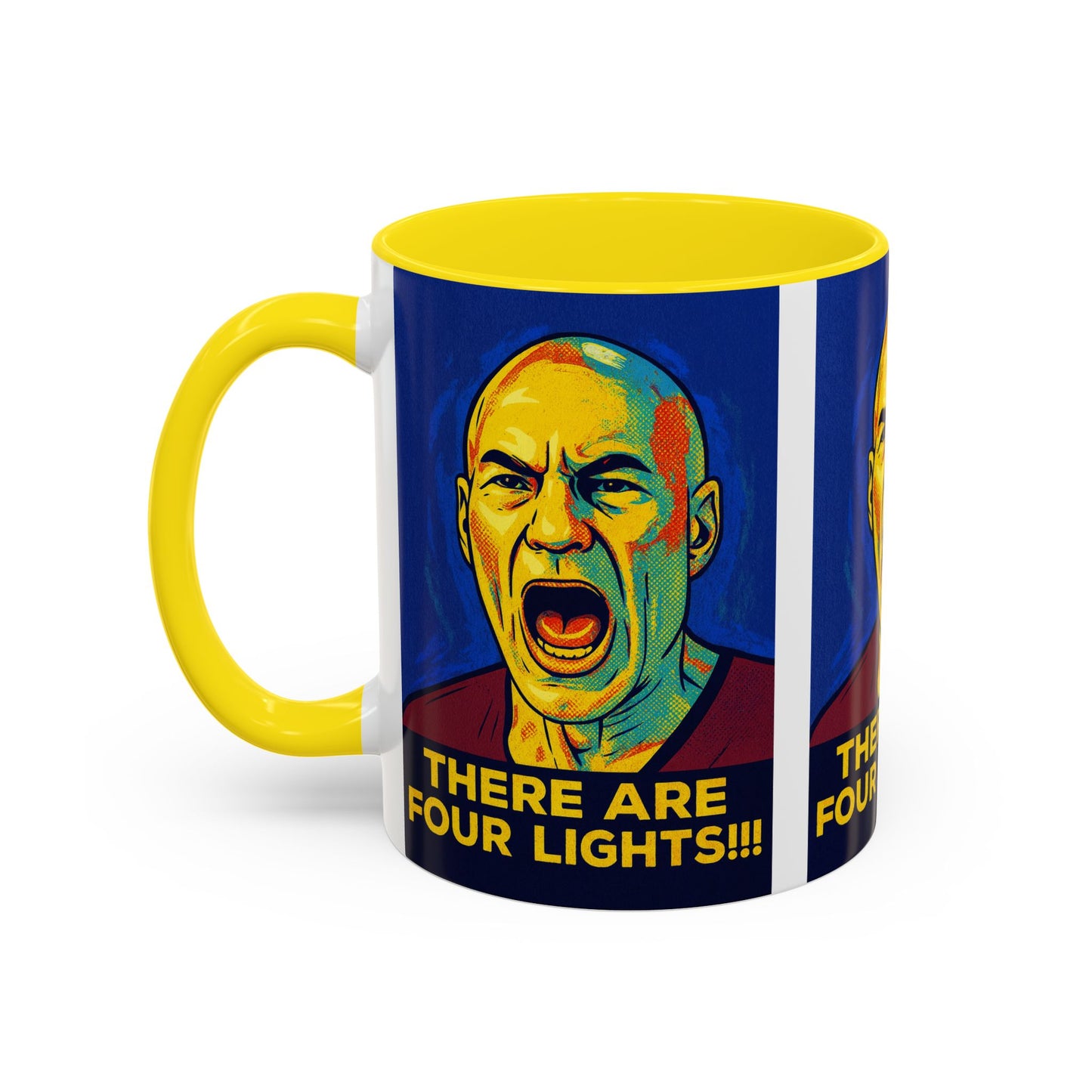 Star Trek Captain Picard Four Lights Mug