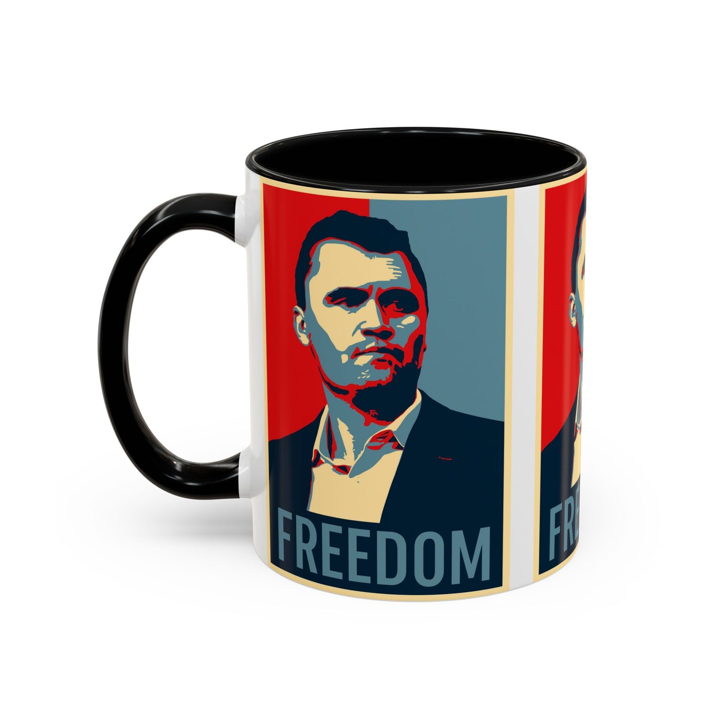 Charlie Kirk Hope Freedom Mug