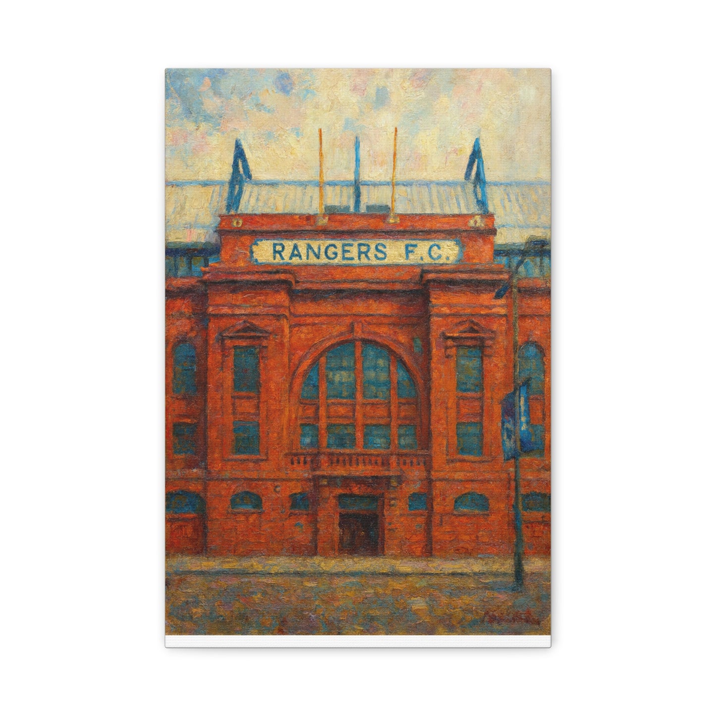 Ibrox Stadium Rangers FC Canvas Wall Art
