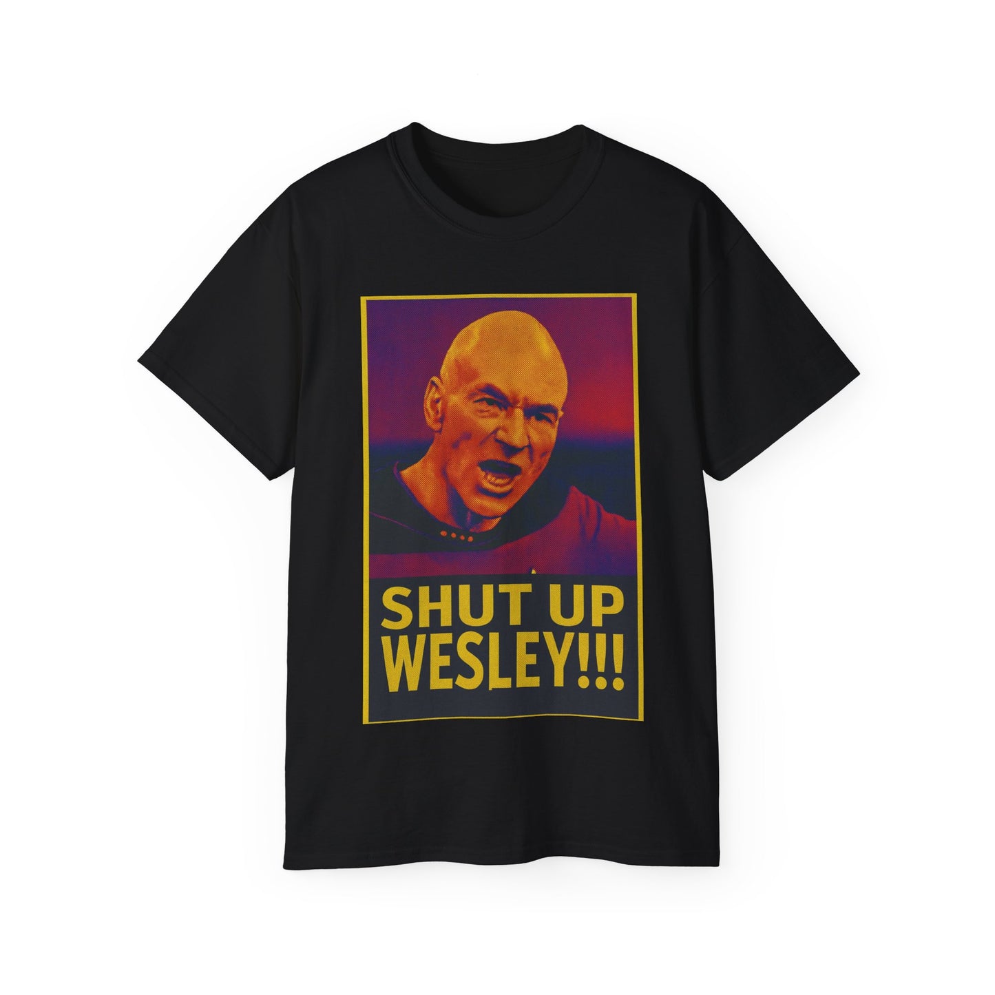 Captain Picard Shut Up Wesley T-Shirt