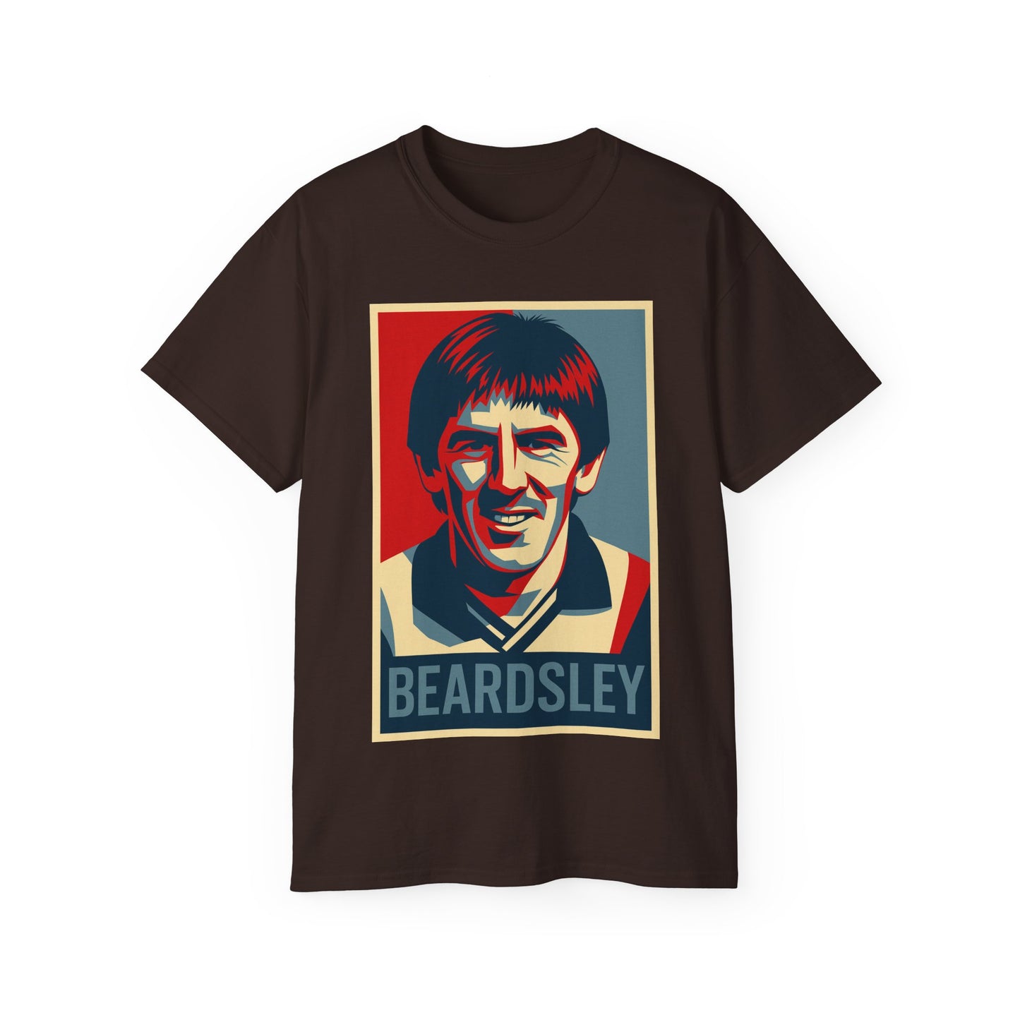 Peter Beardsley Hope Poster T-Shirt - Newcastle United