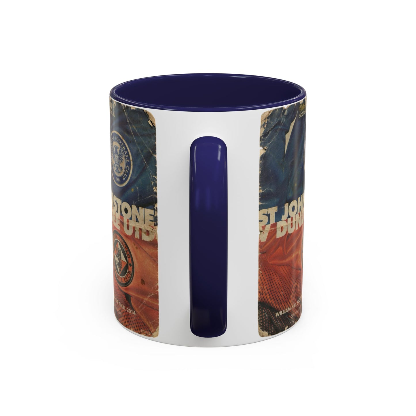 2014 Scottish Challenge Cup Final Dundee United St Johnstone Programme Poster Accent Coffee Mug (11, 15oz)