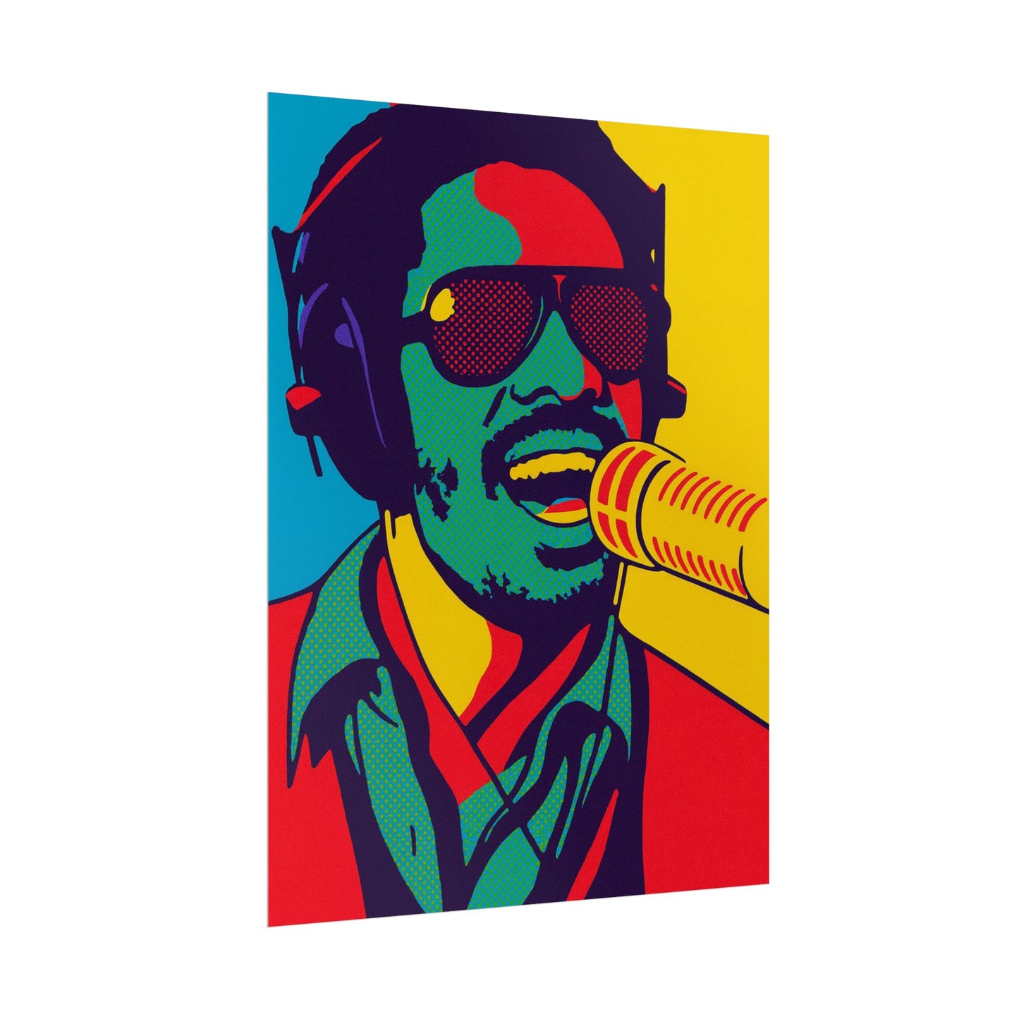 Stevie Wonder Pop Art Poster