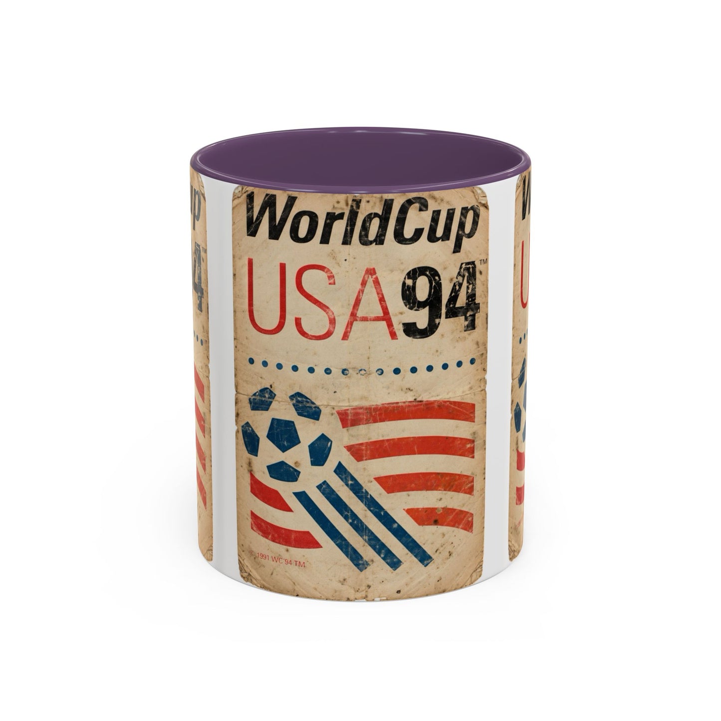 USA 94 World Cup Ball and Stripes Coffee Mug (11, 15oz)