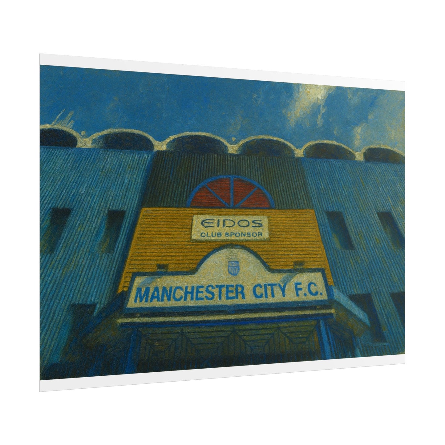 Manchester City F.C. Maine Road Rolled Poster