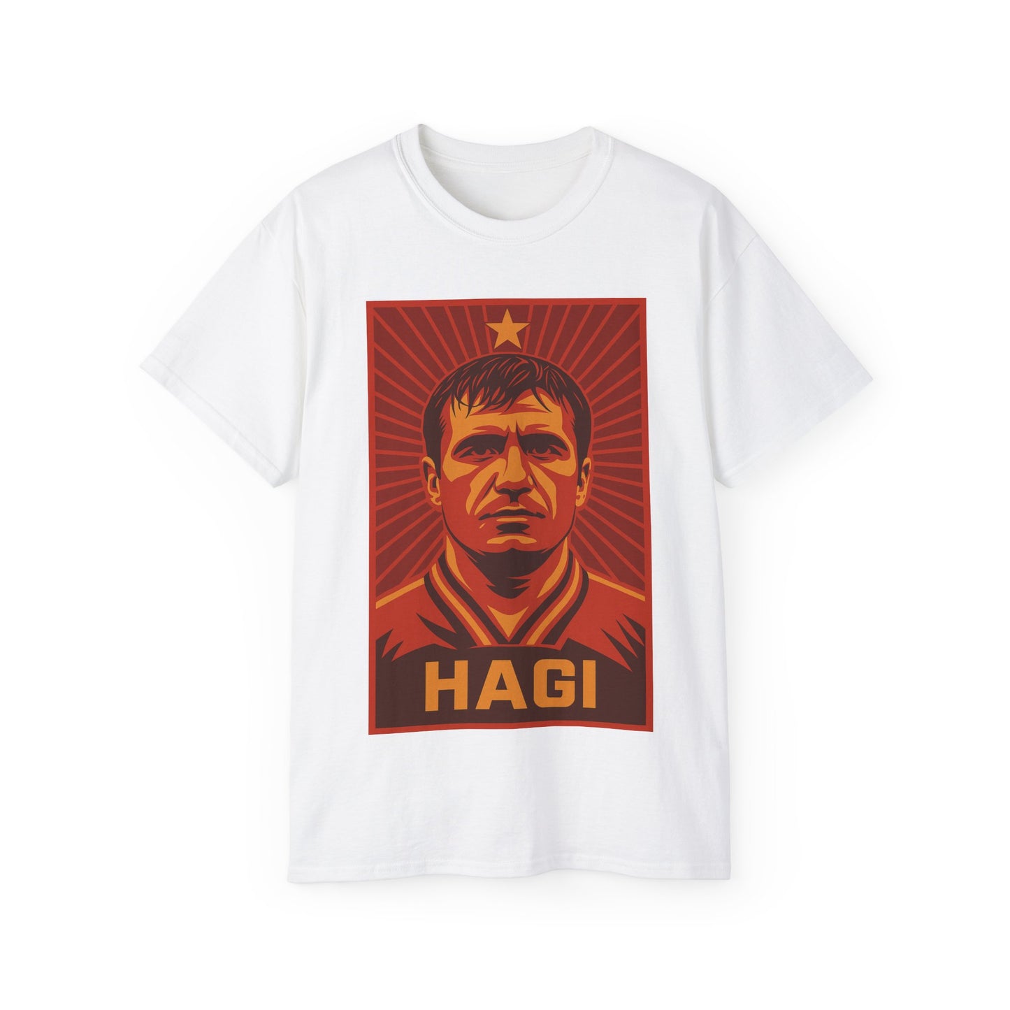 Gheorghe Hagi Propaganda Poster - Romania
