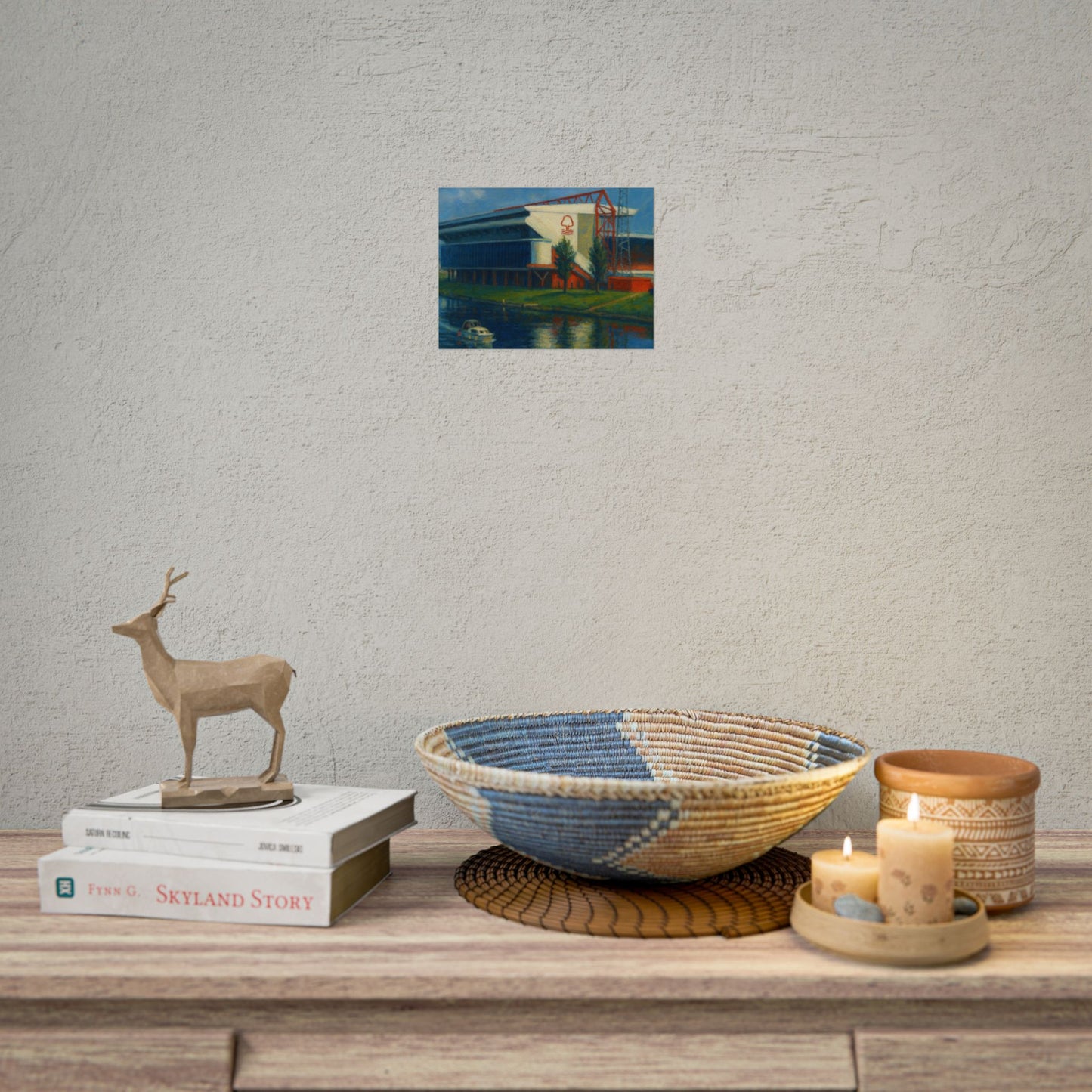 Nottingham Forest City Ground Day Painting Print Poster