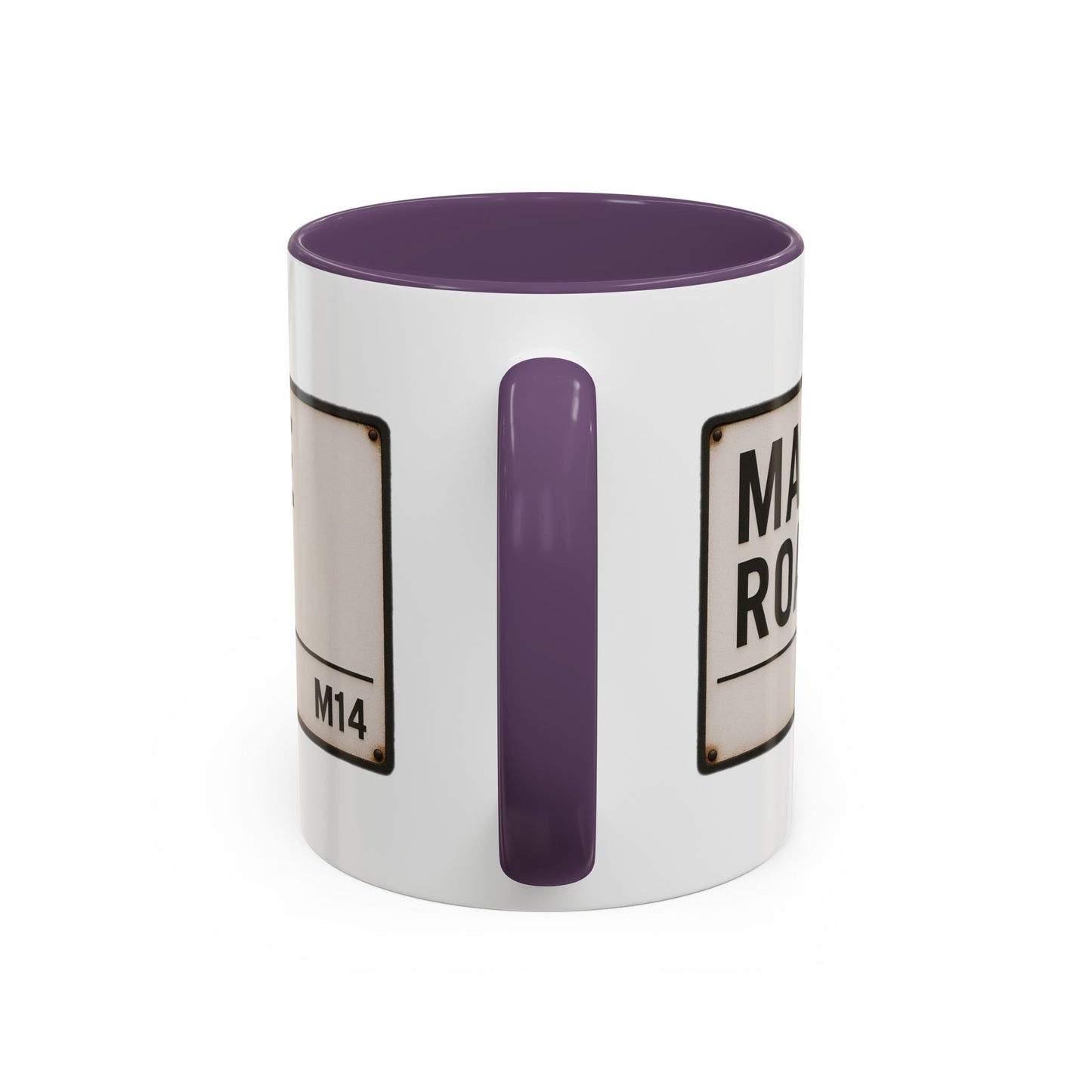 Maine Road Manchester City Road Sign Mug