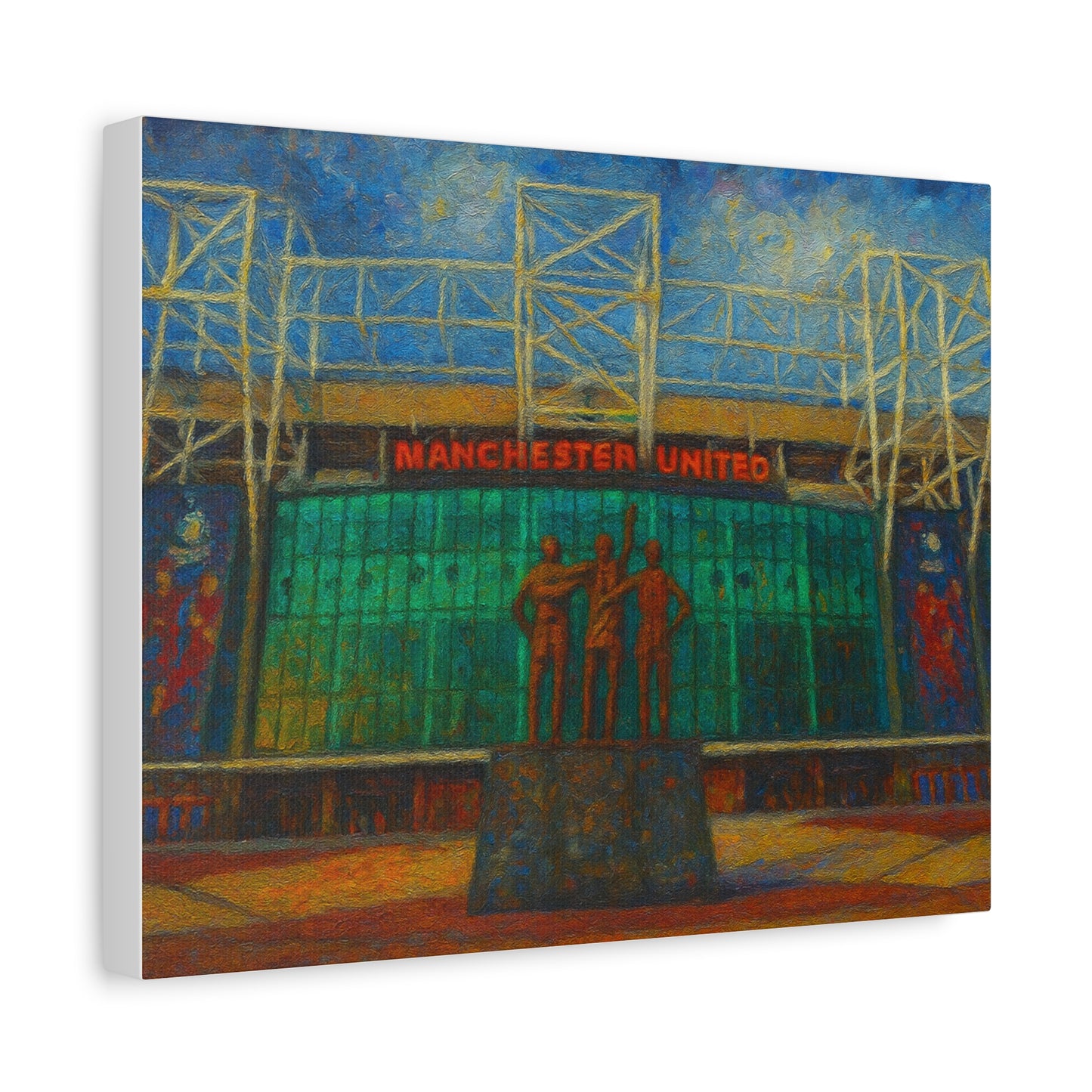 Manchester United Old Trafford United Trinity Art Canvas
