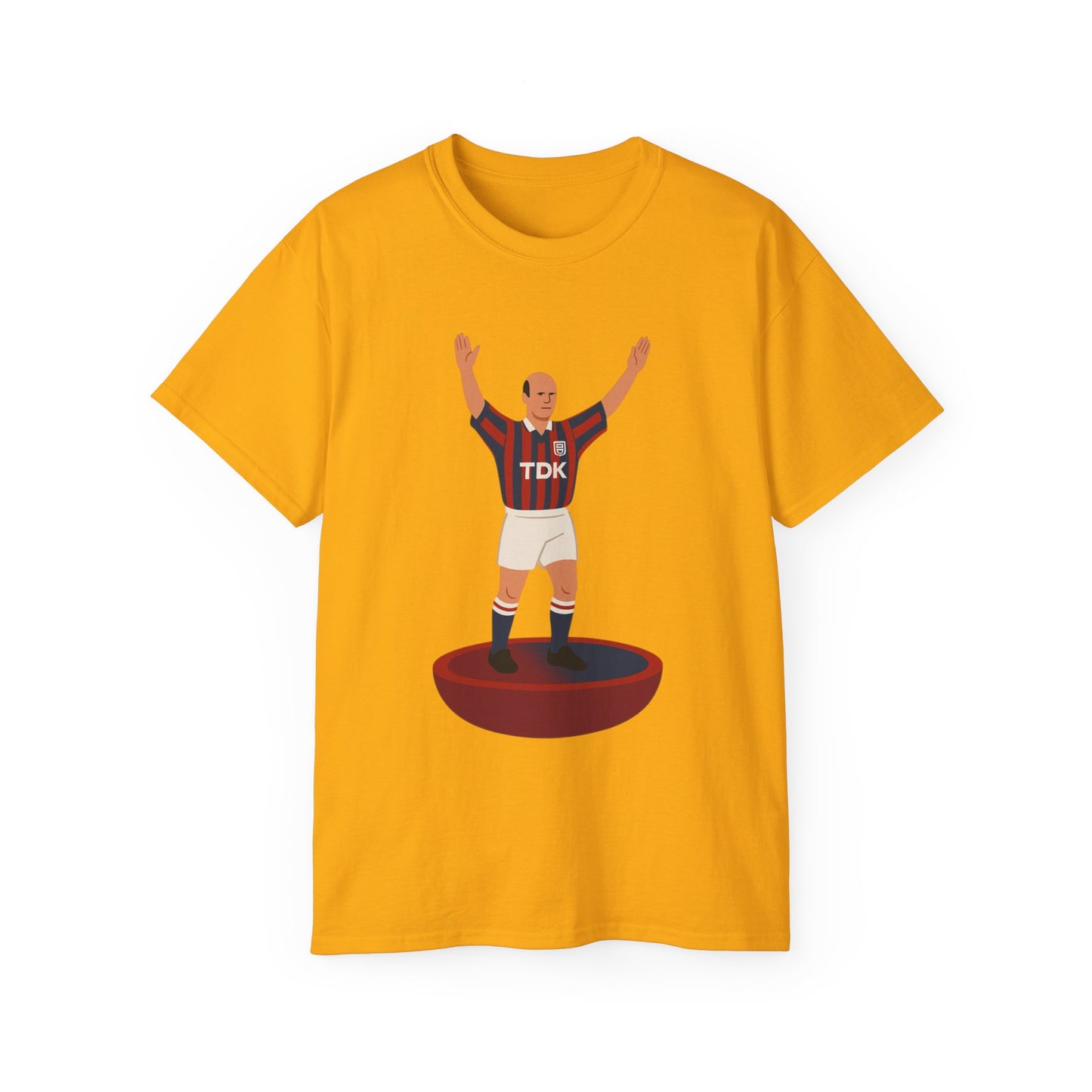 Attilio Lombardo Cartoon Subbuteo T-Shirt - Crystal Palace