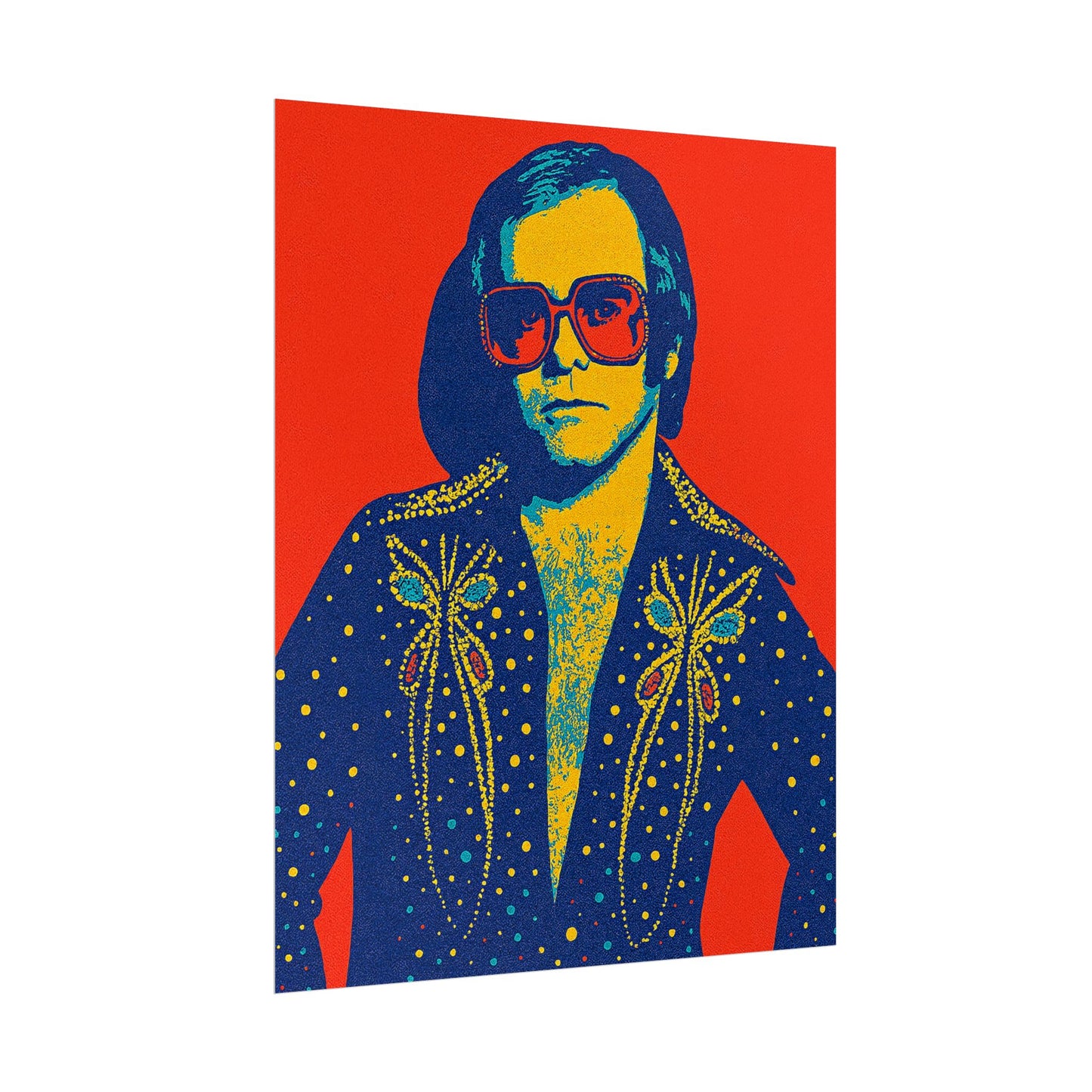 E. John Pop Art Poster