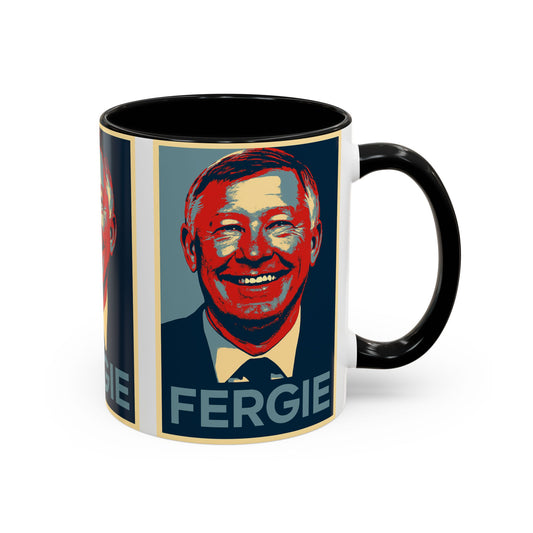 Alex Ferguson Hope Poster Mug - Manchester United