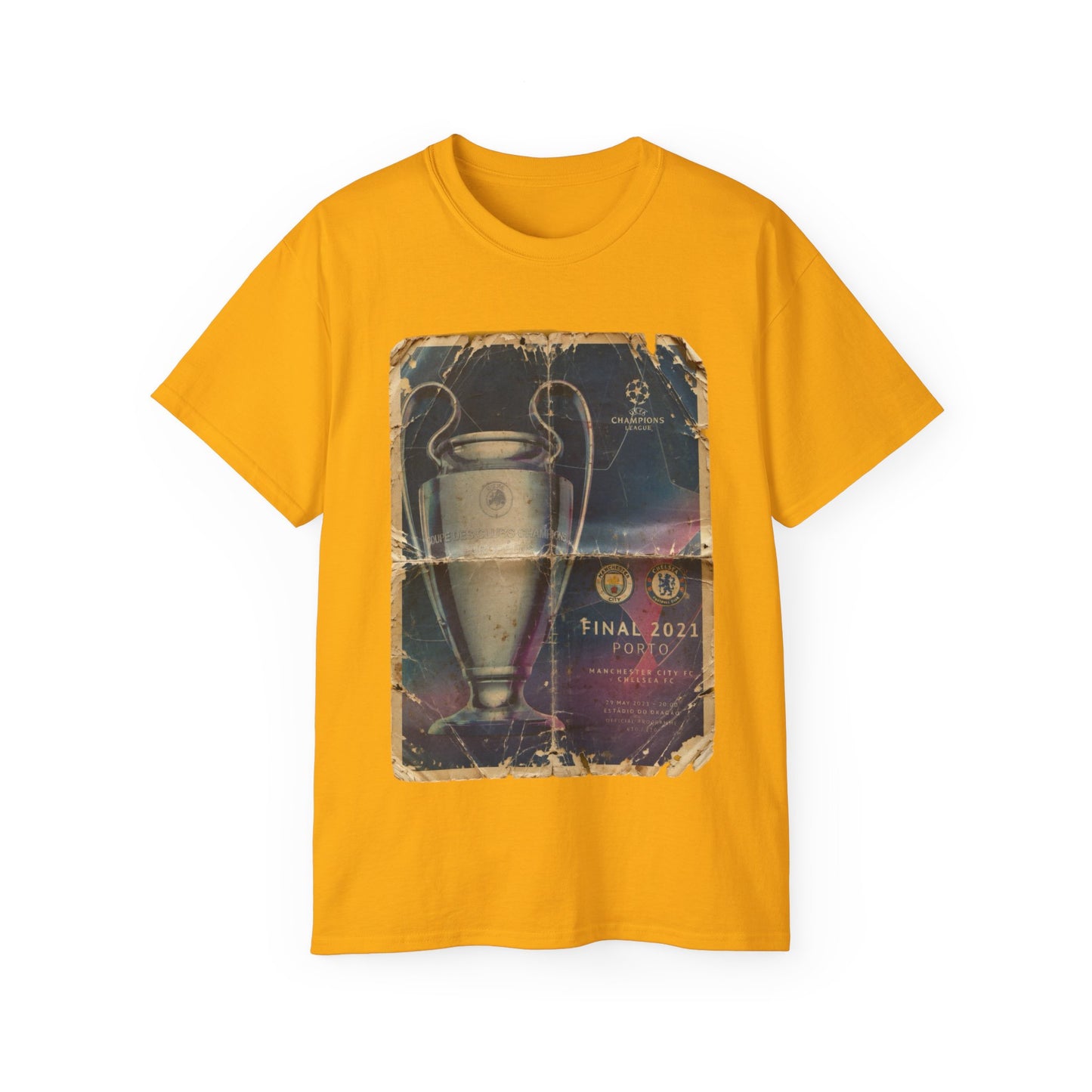 2021 UCL Final Chelsea Manchester City Poster Unisex Ultra Cotton Tee