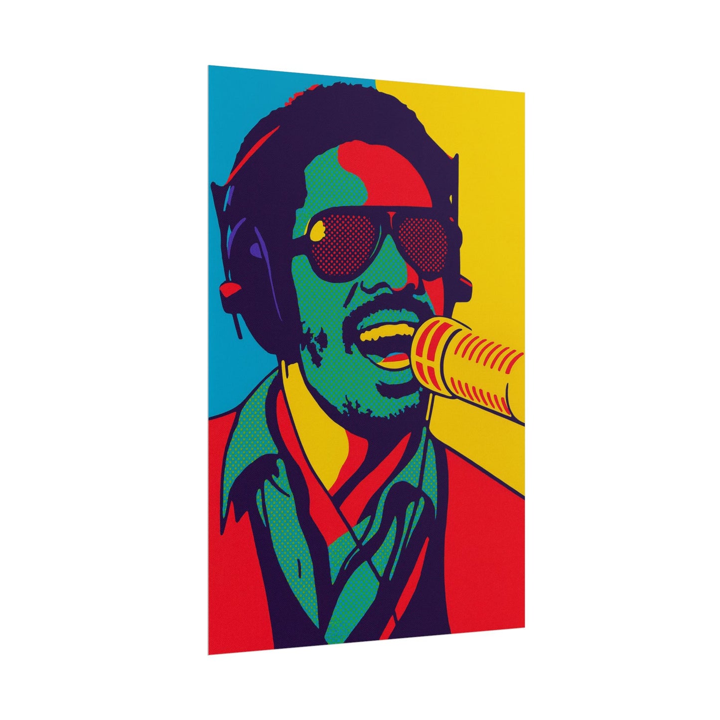 Stevie Wonder Pop Art Poster