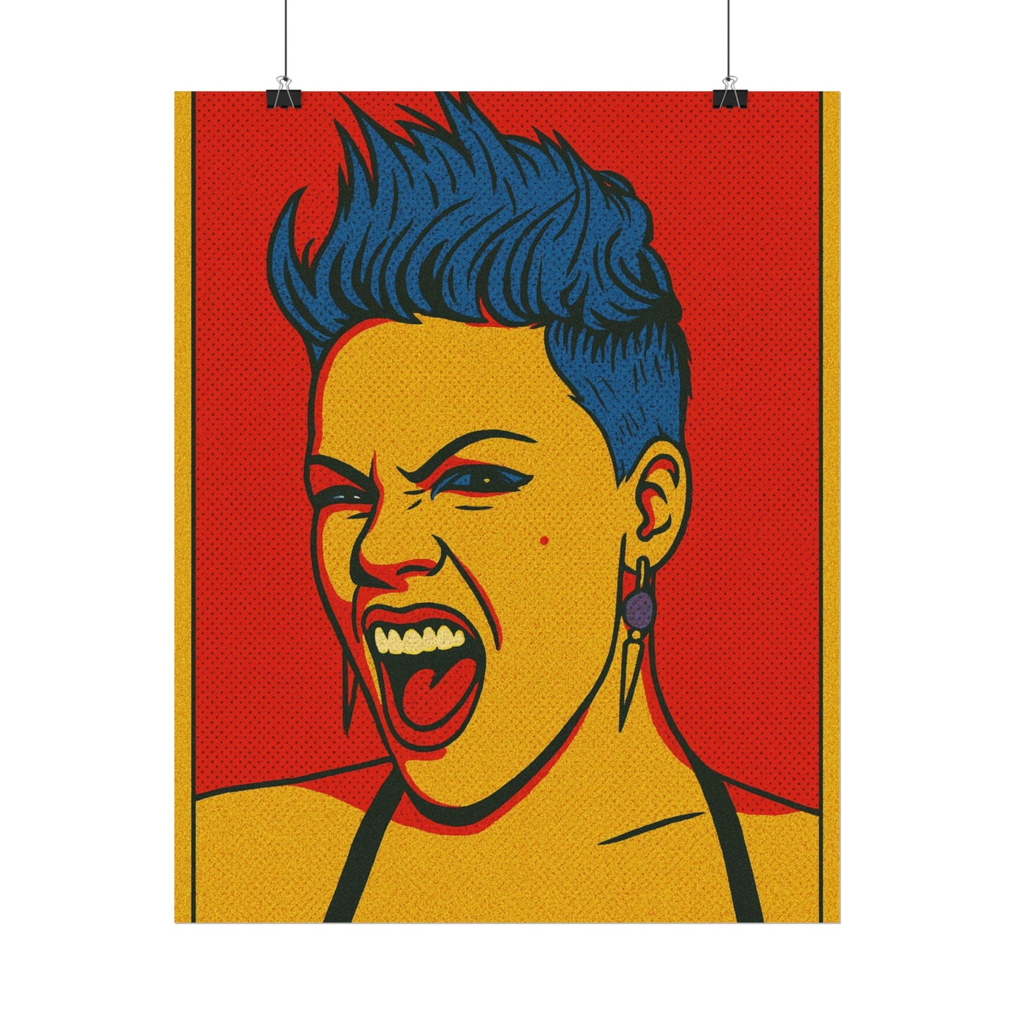 Pink Pop Art Poster