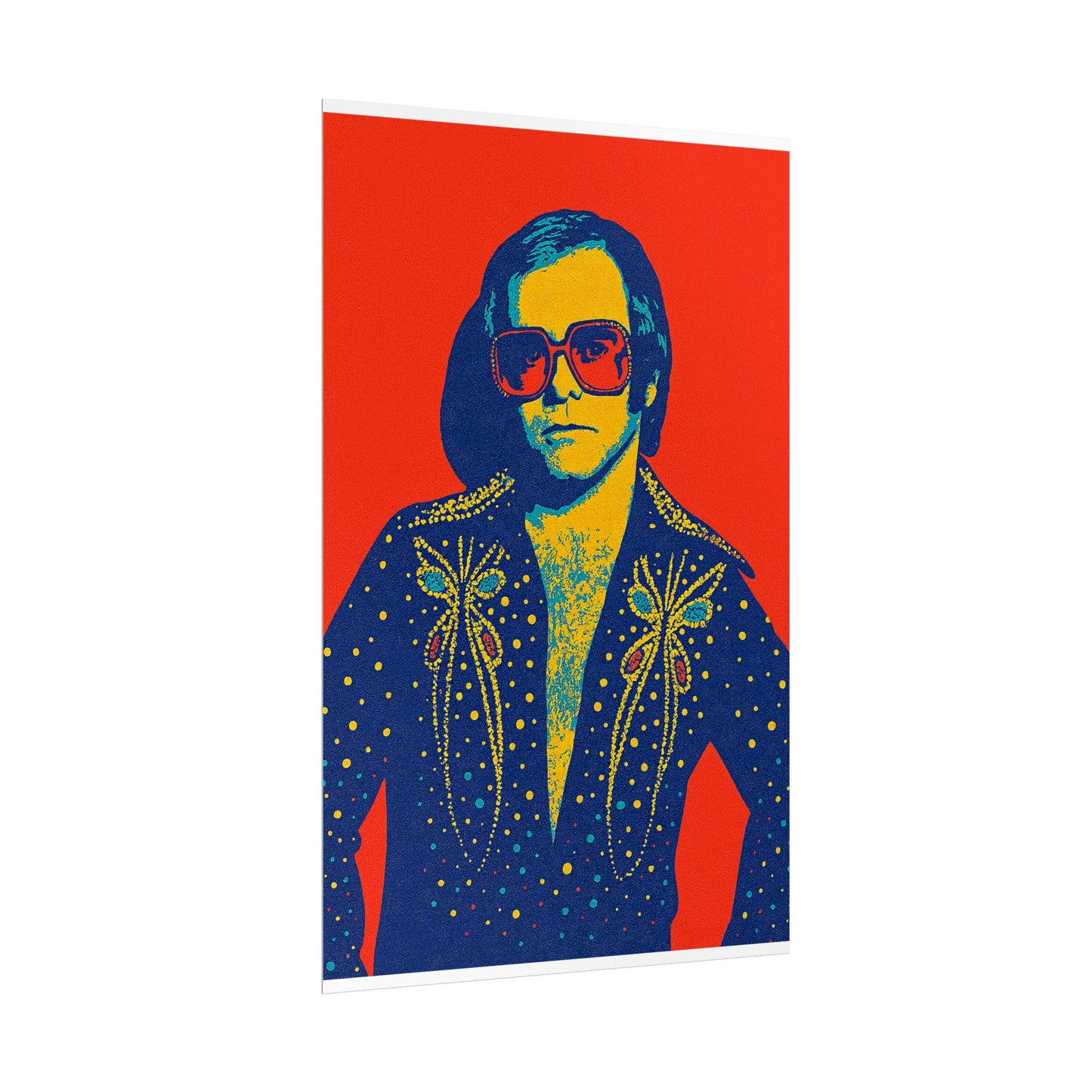 E. John Pop Art Poster