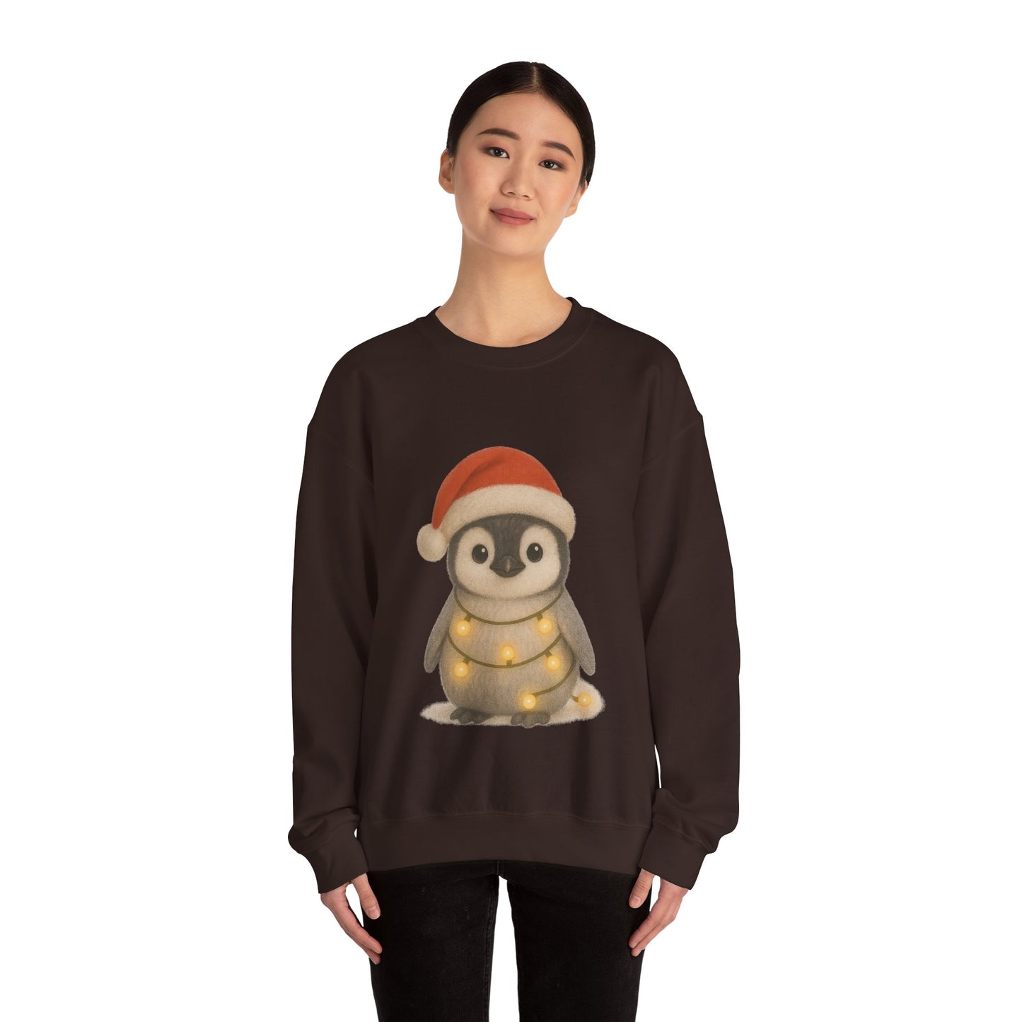Cozy Penguin Chick Christmas Jumper