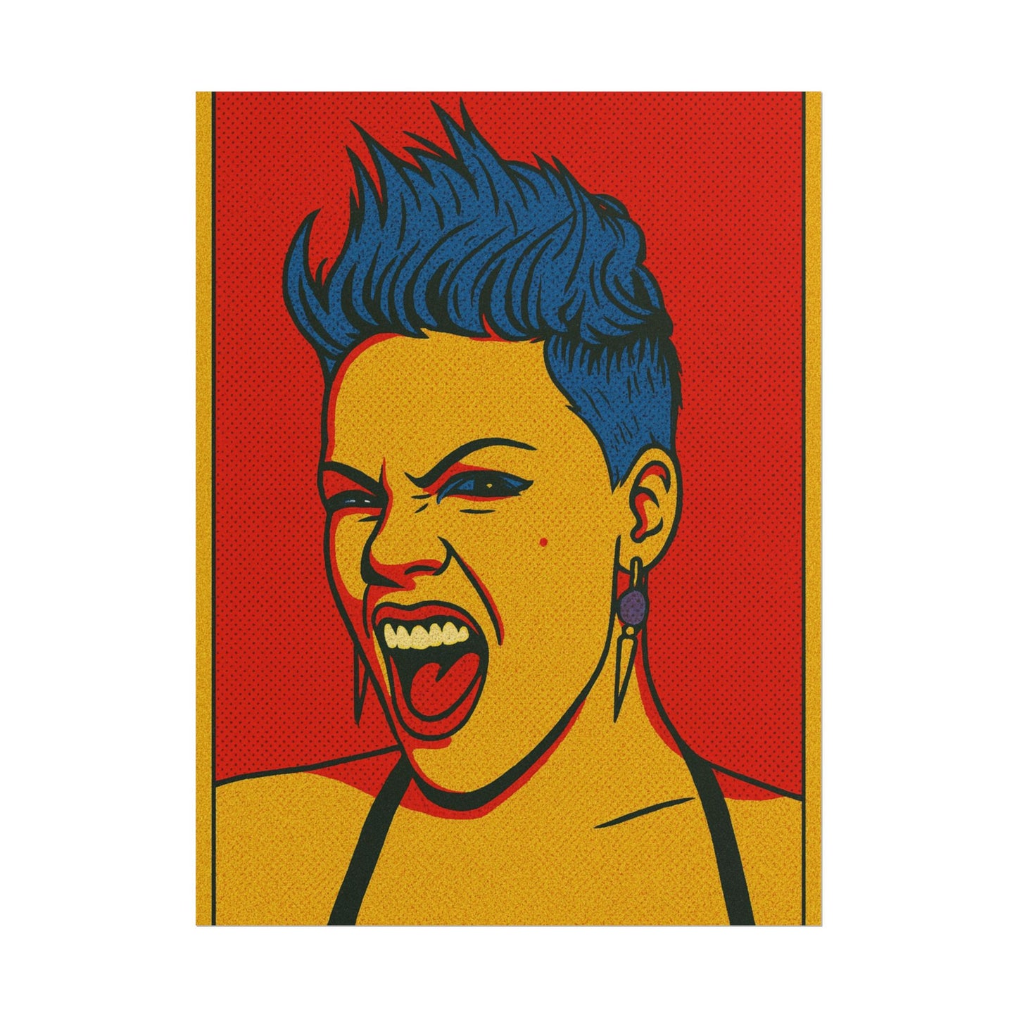 Pink Pop Art Poster