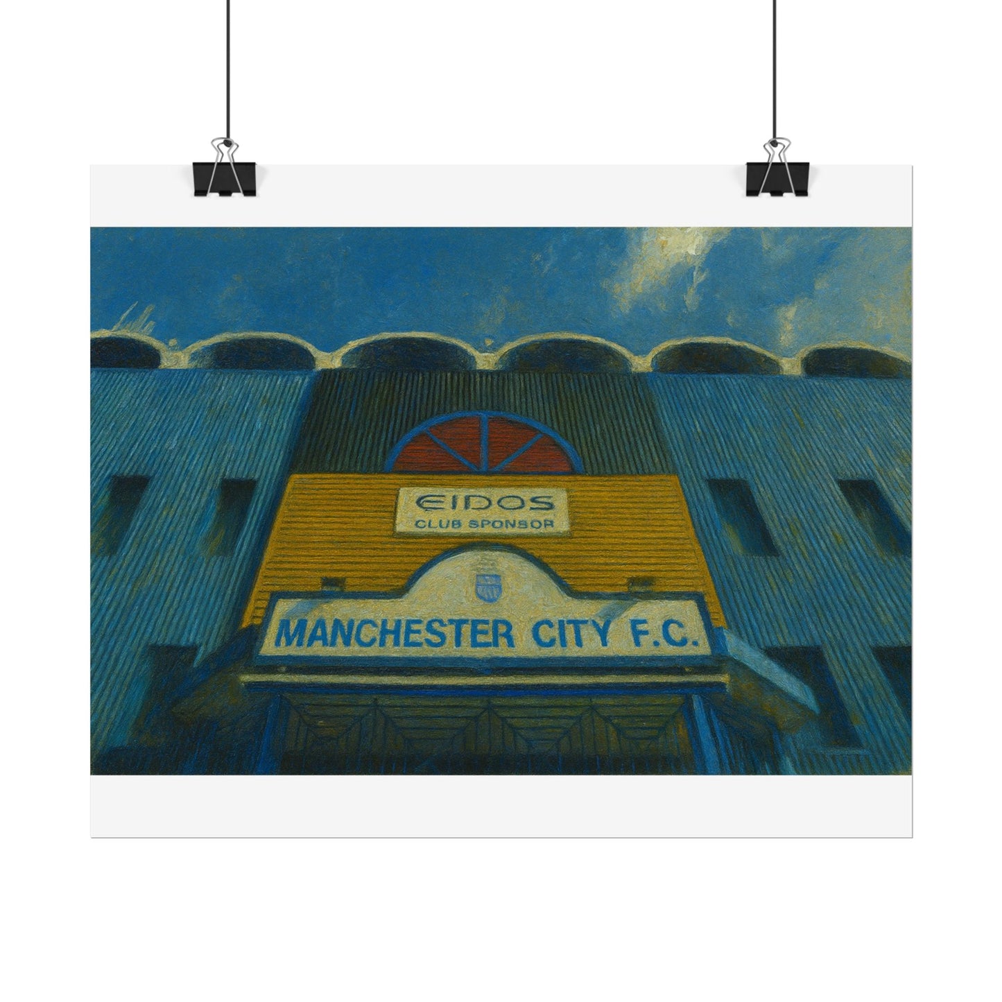 Manchester City F.C. Maine Road Rolled Poster
