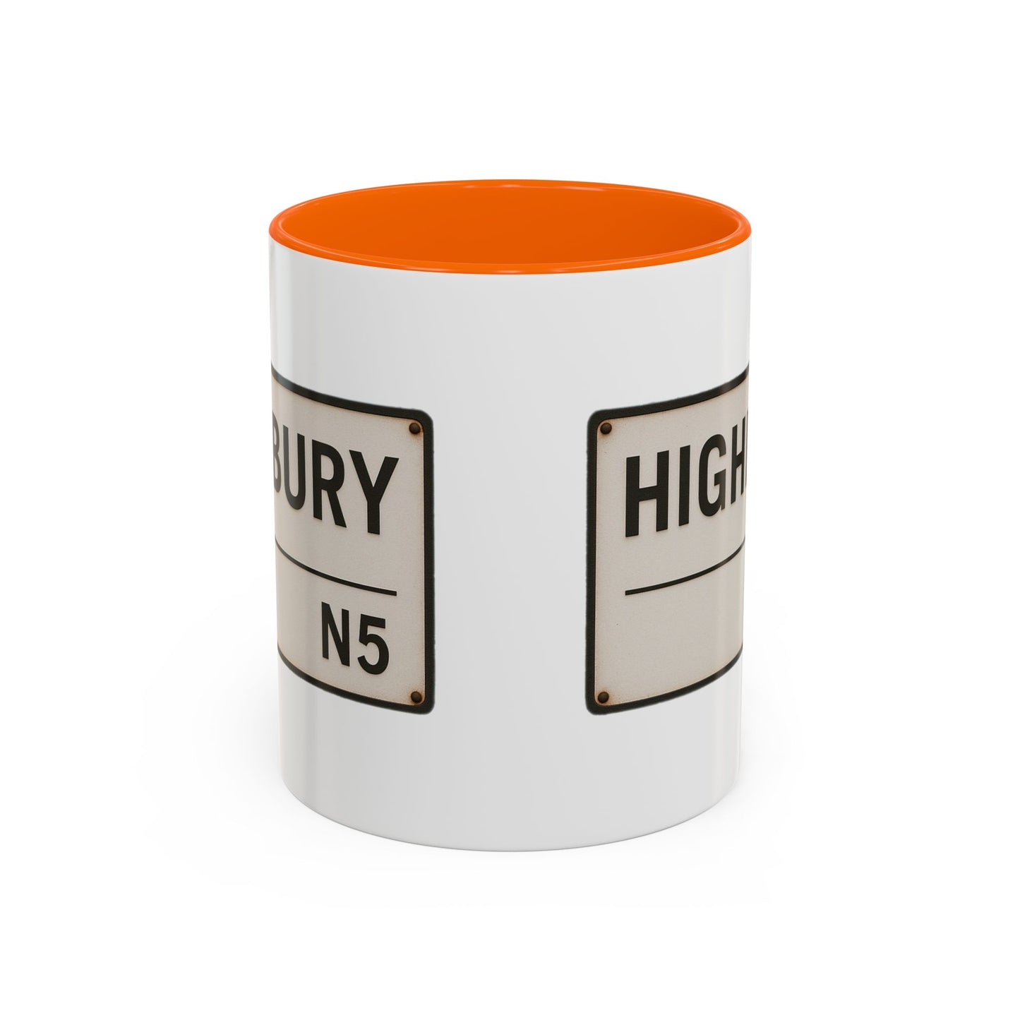 Highbury Arsenal Road Sign Mug