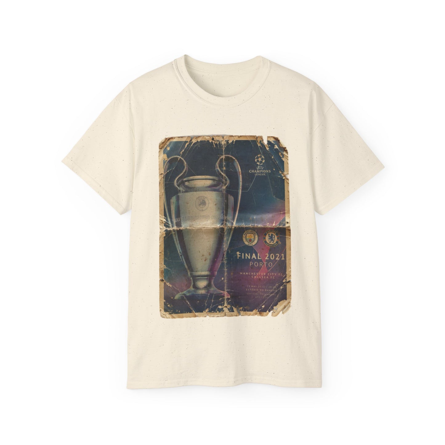 2021 UCL Final Chelsea Manchester City Poster Unisex Ultra Cotton Tee