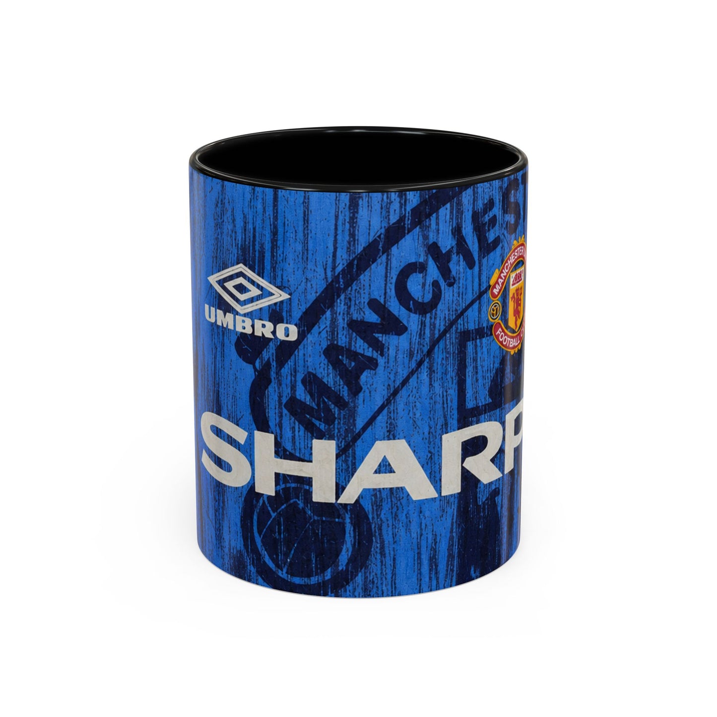 Manchester United 1992-93 Away Shirt Accent Coffee Mug (11, 15oz)