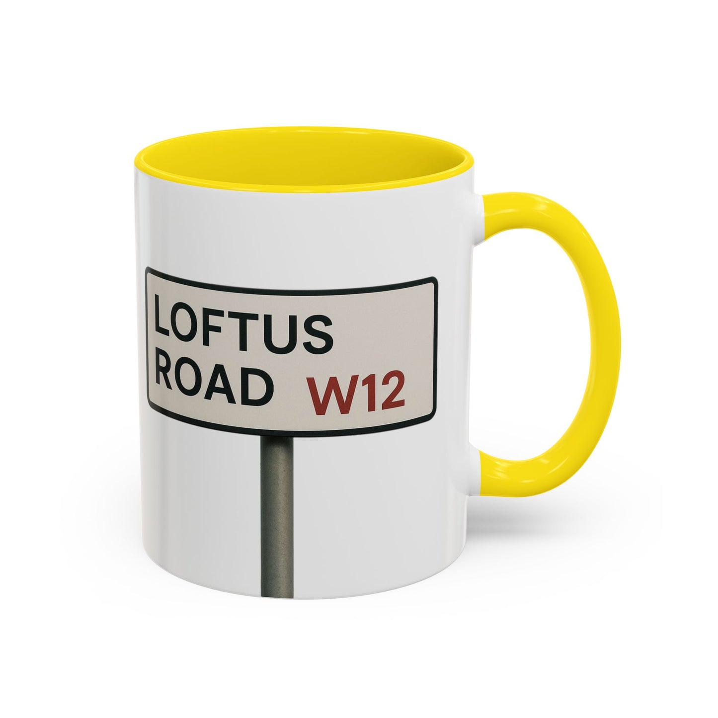 Loftus Road QPR Road Sign Mug