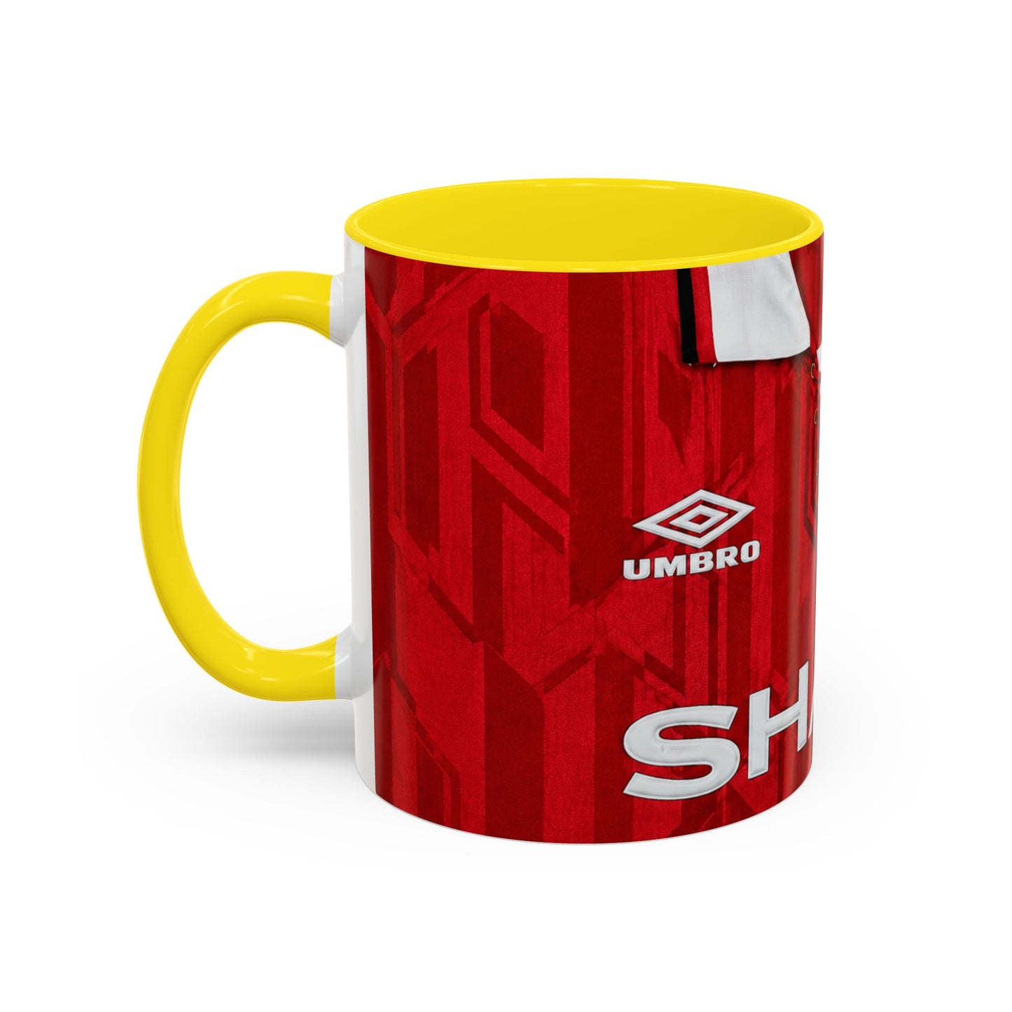 Manchester United 1992 - 94 Shirt Accent Coffee Mug (11, 15oz)