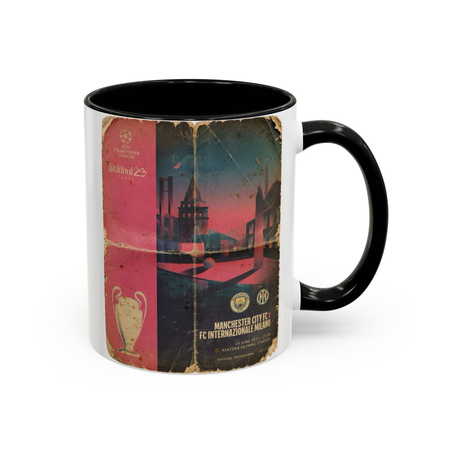 2023 UCL European Cup Final Poster Accent Coffee Mug (11, 15oz)