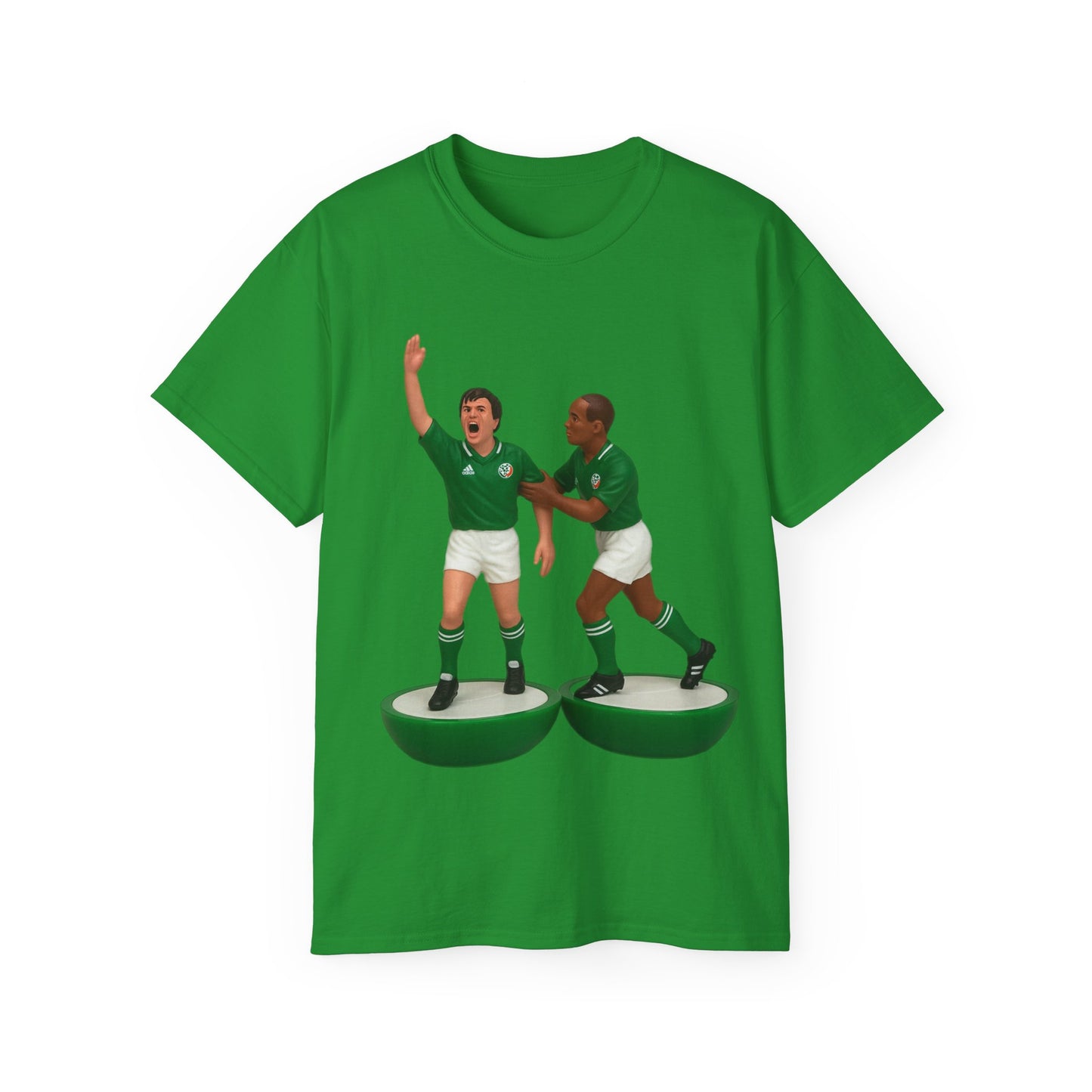Ray Houghton And Terry Phelan Subbuteo T-Shirt - Ireland