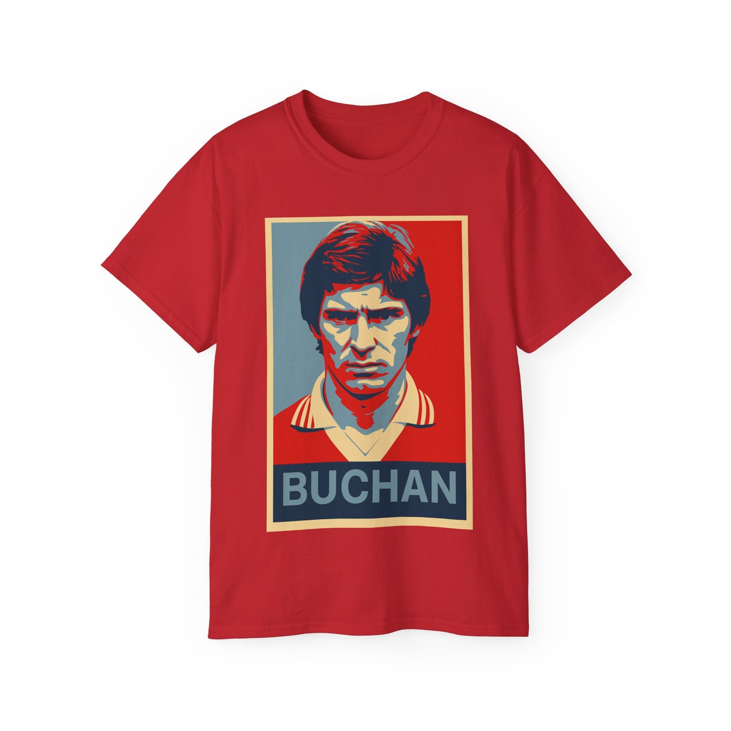 Martin Buchan Hope Poster T-Shirt - Manchester United