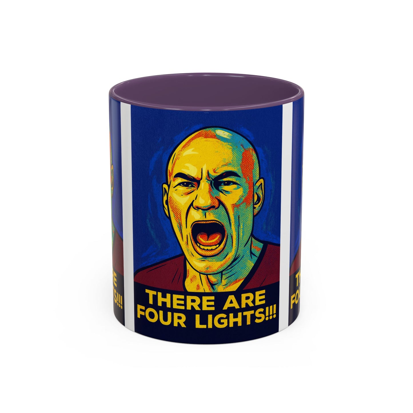 Star Trek Captain Picard Four Lights Mug