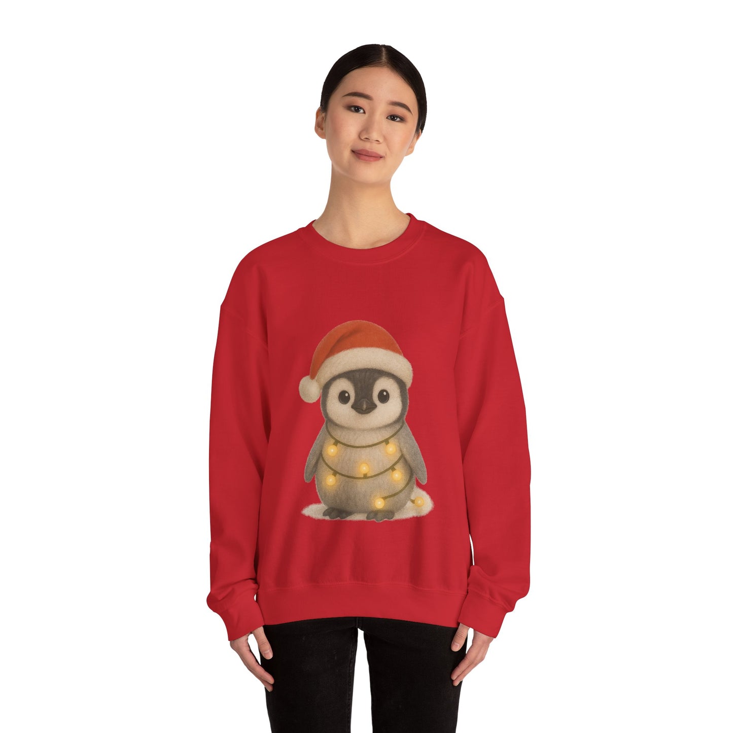 Cozy Penguin Chick Christmas Jumper