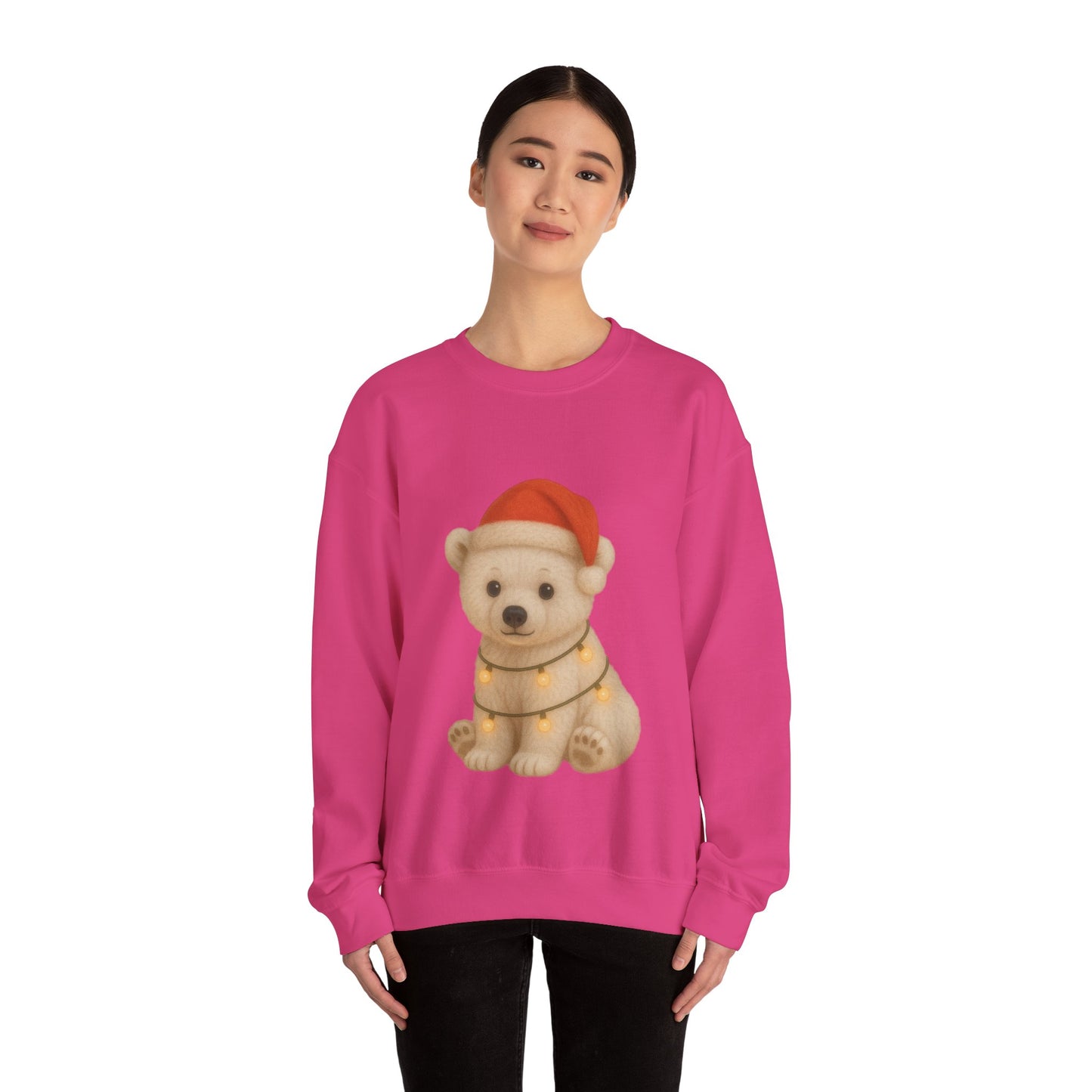 Cozy Christmas Polar Bear Sweatshirt