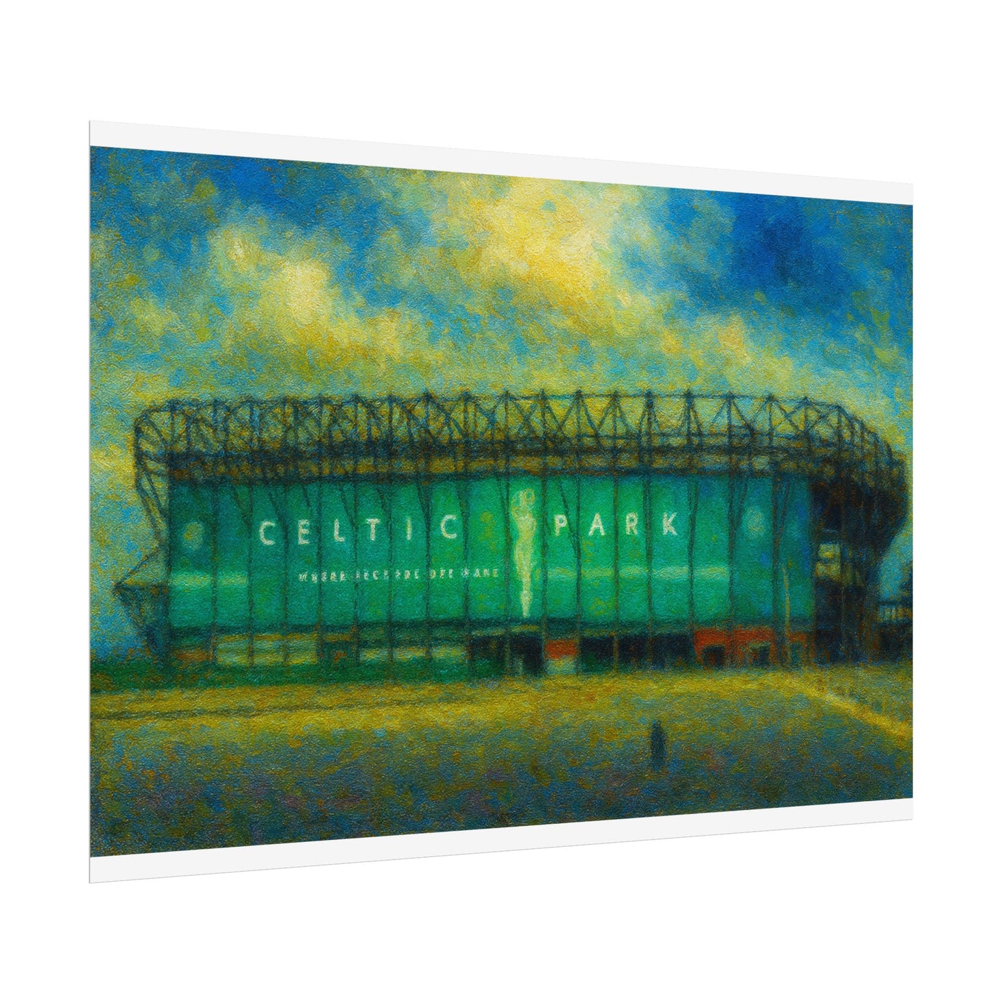 Celtic FC Celtic Park Art Print Poster