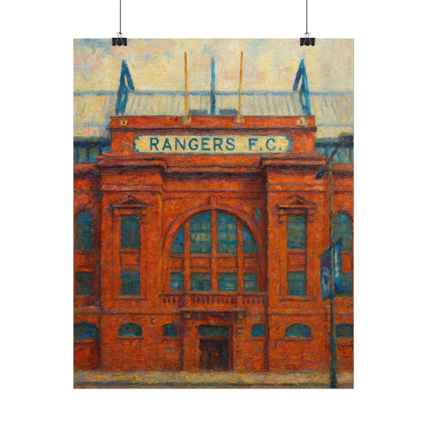 Ibrox Stadium Rangers FC Rolled Posters