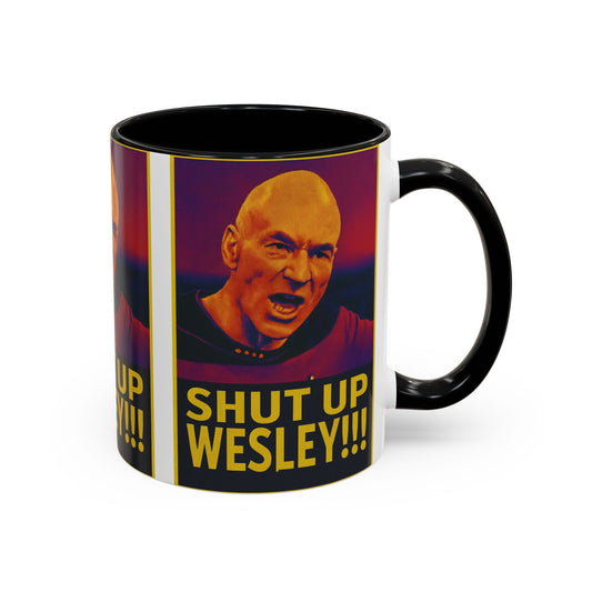 Captain Picard Shut Up Wesley! Mug