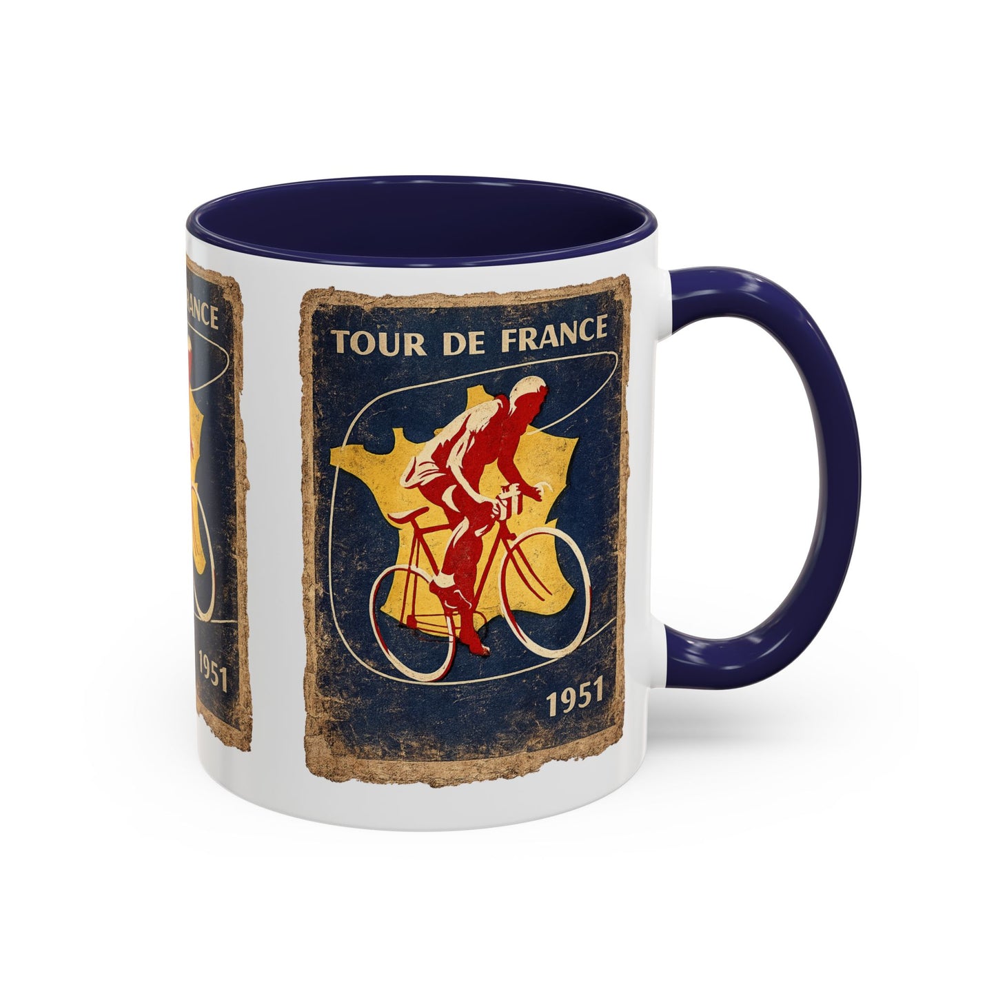 Tour de France 1951 Poster  Coffee Mug (11, 15oz)