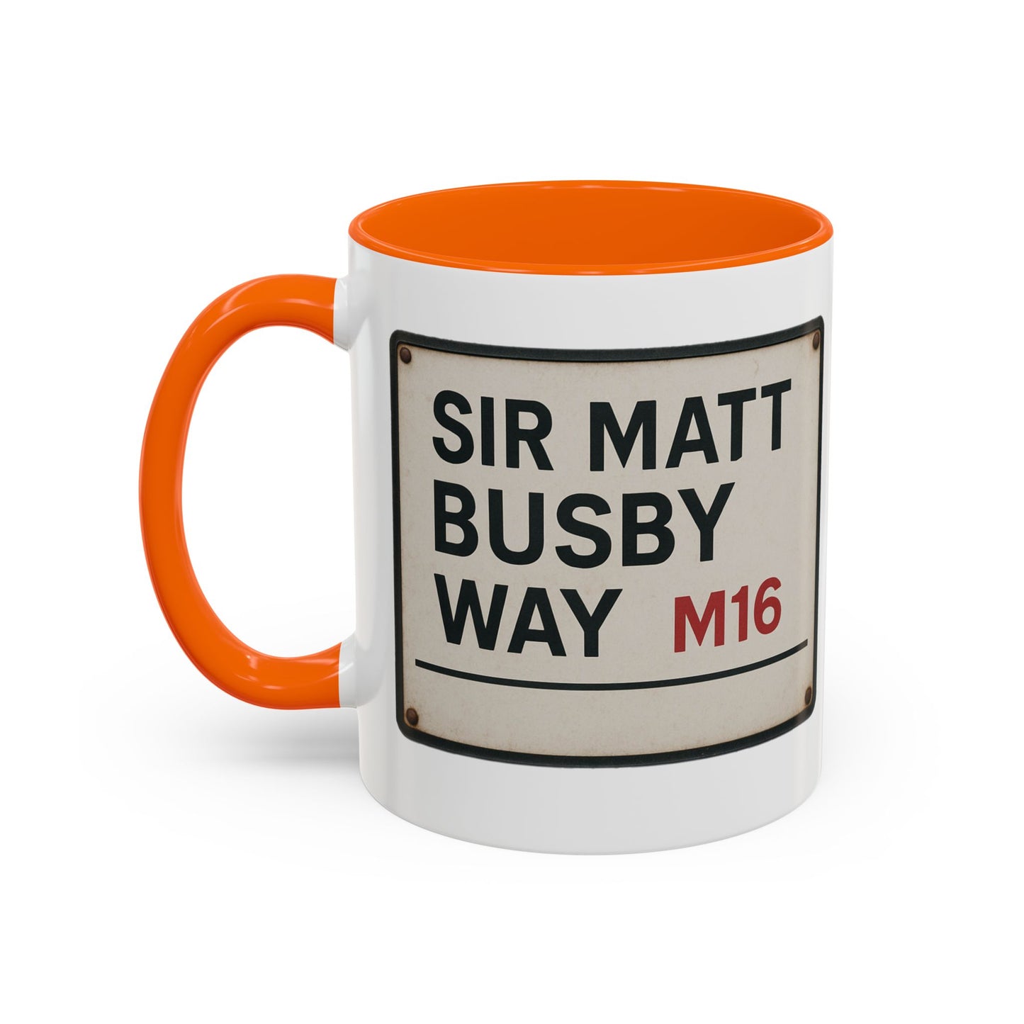 Sir Matt Busby Way Manchester United Mug